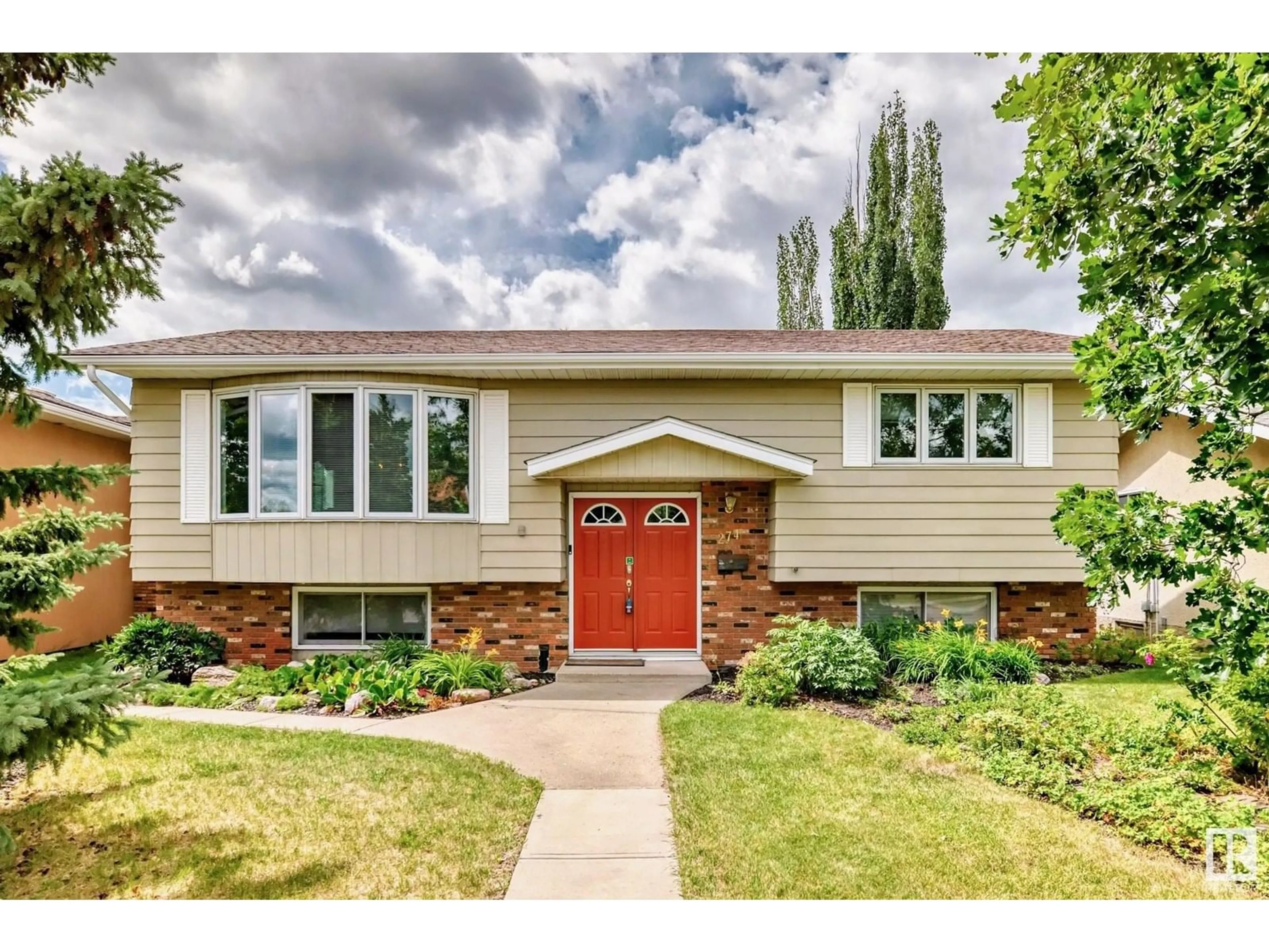 Home with brick exterior material, street for 274 WOODVALE RD, Edmonton Alberta T6L1P6