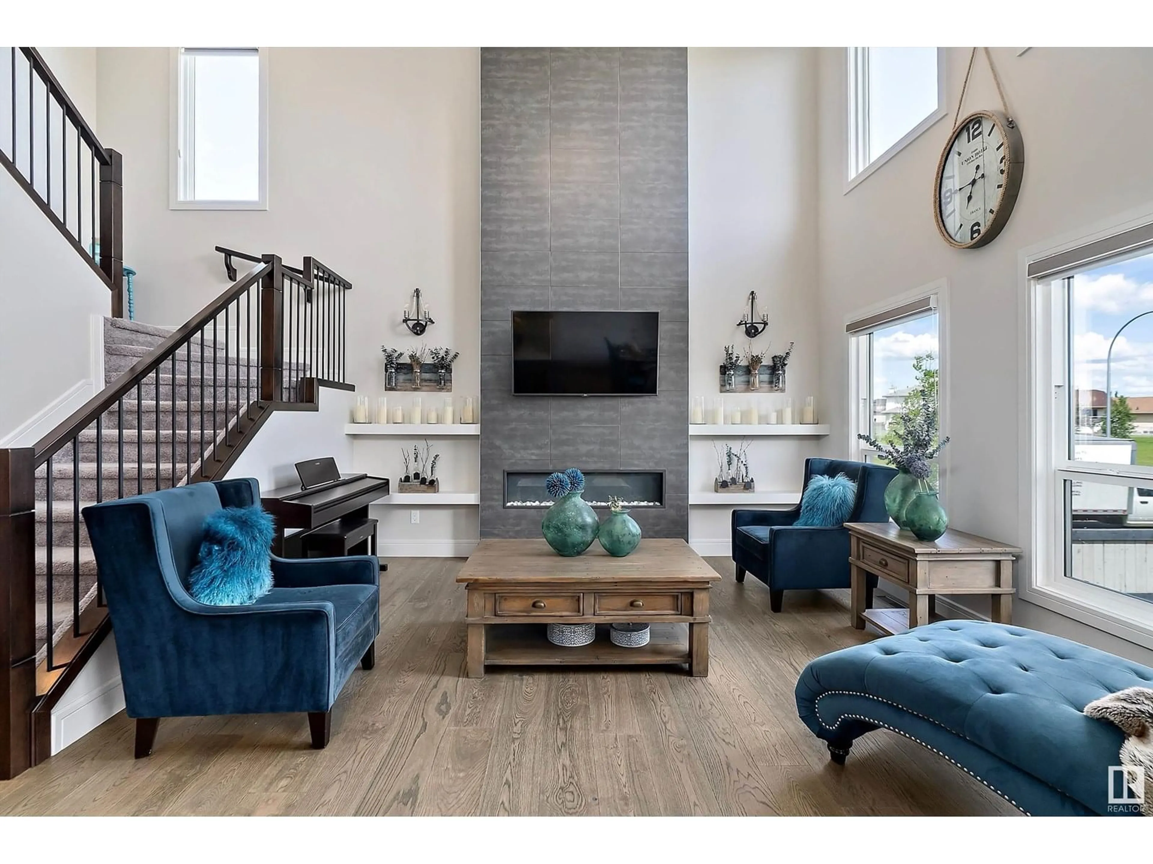 Living room with furniture, unknown for 72 MCKENZIE, Leduc Alberta T9E1A4