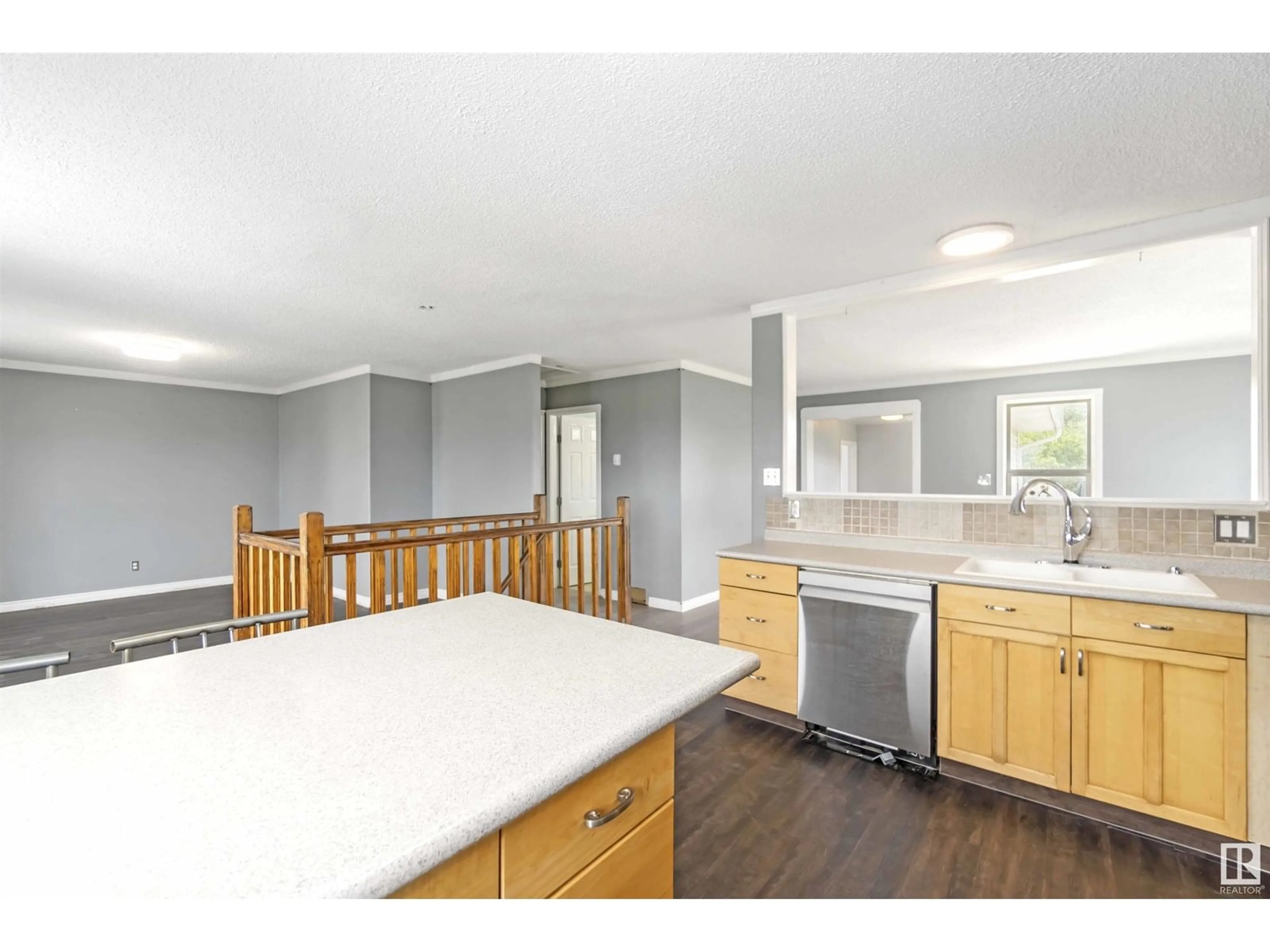 Open concept kitchen, unknown for 9 TWP RD 584, Rural Westlock County Alberta T0G1L0