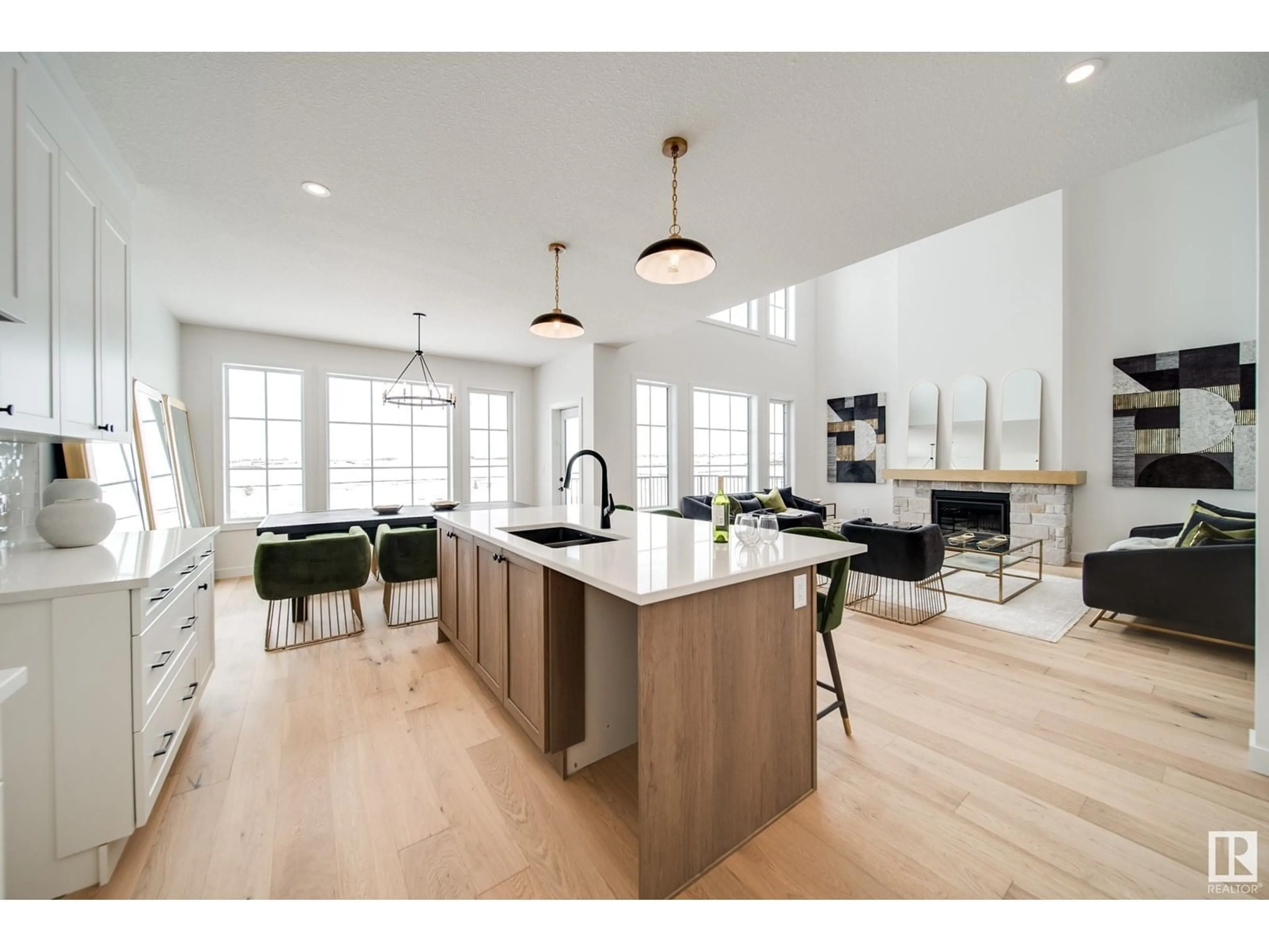 Open concept kitchen, unknown for 9 CLOUTIER CL, St. Albert Alberta T8T2C9