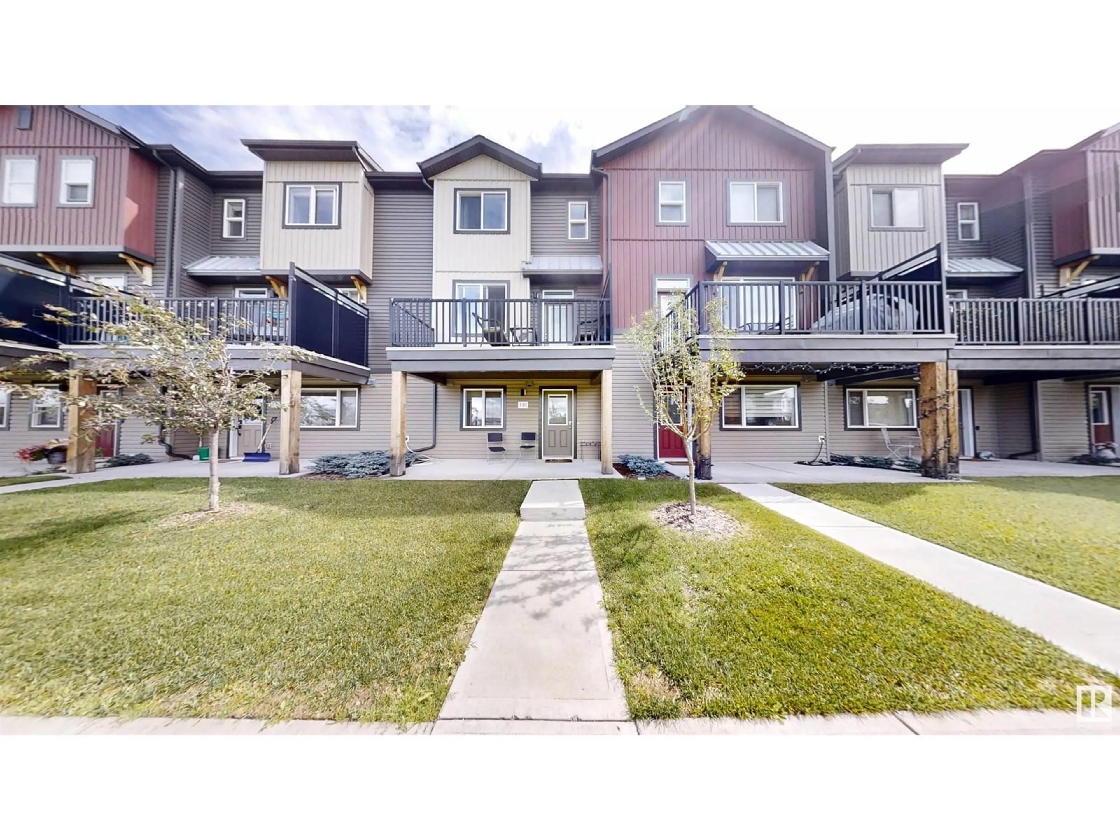 A pic from outside/outdoor area/front of a property/back of a property/a pic from drone, street for #140 - 16903 68 ST, Edmonton Alberta T5Z0R1