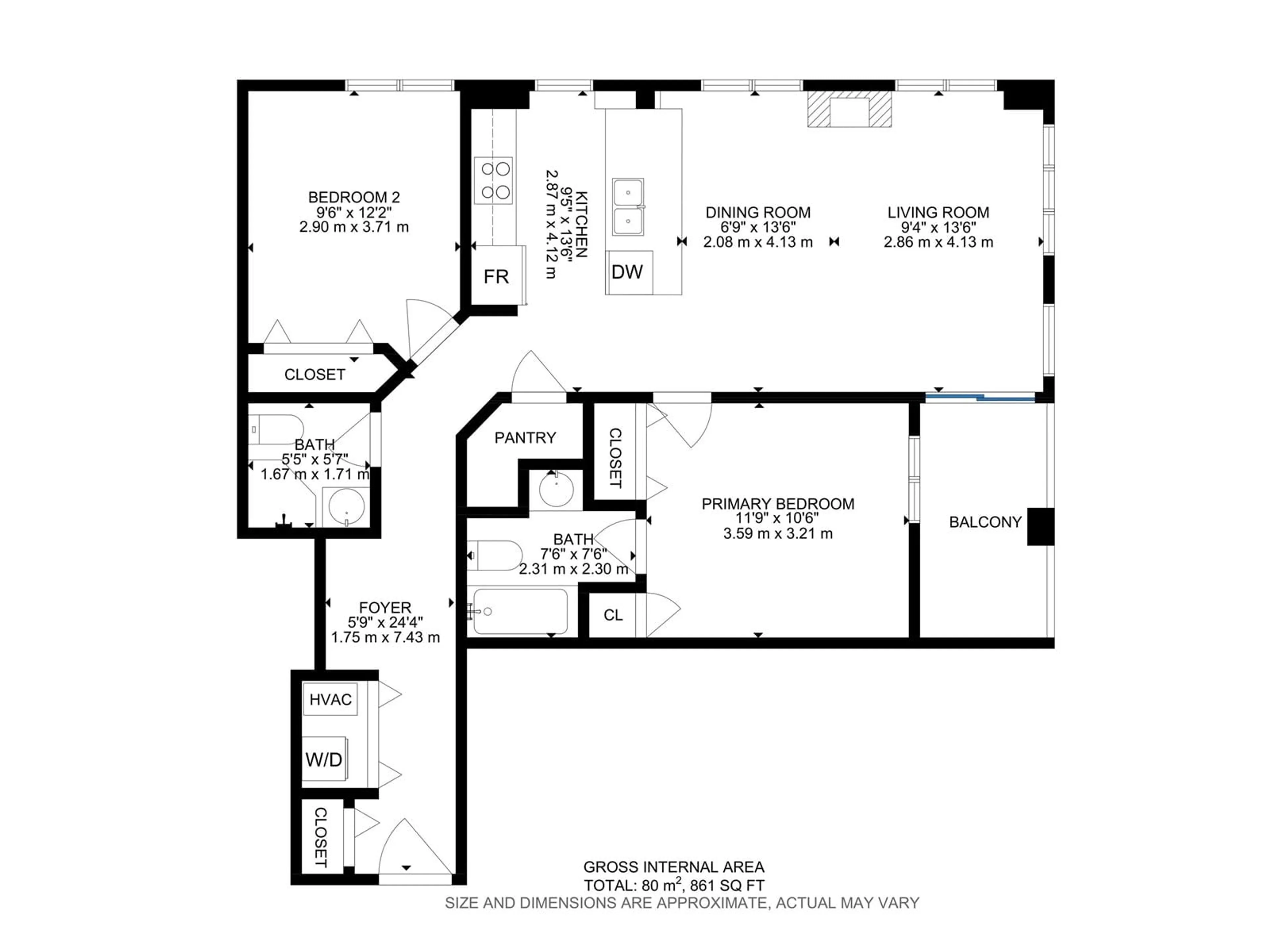 Floor plan for 1008 109 ST, Edmonton Alberta T5K1H6