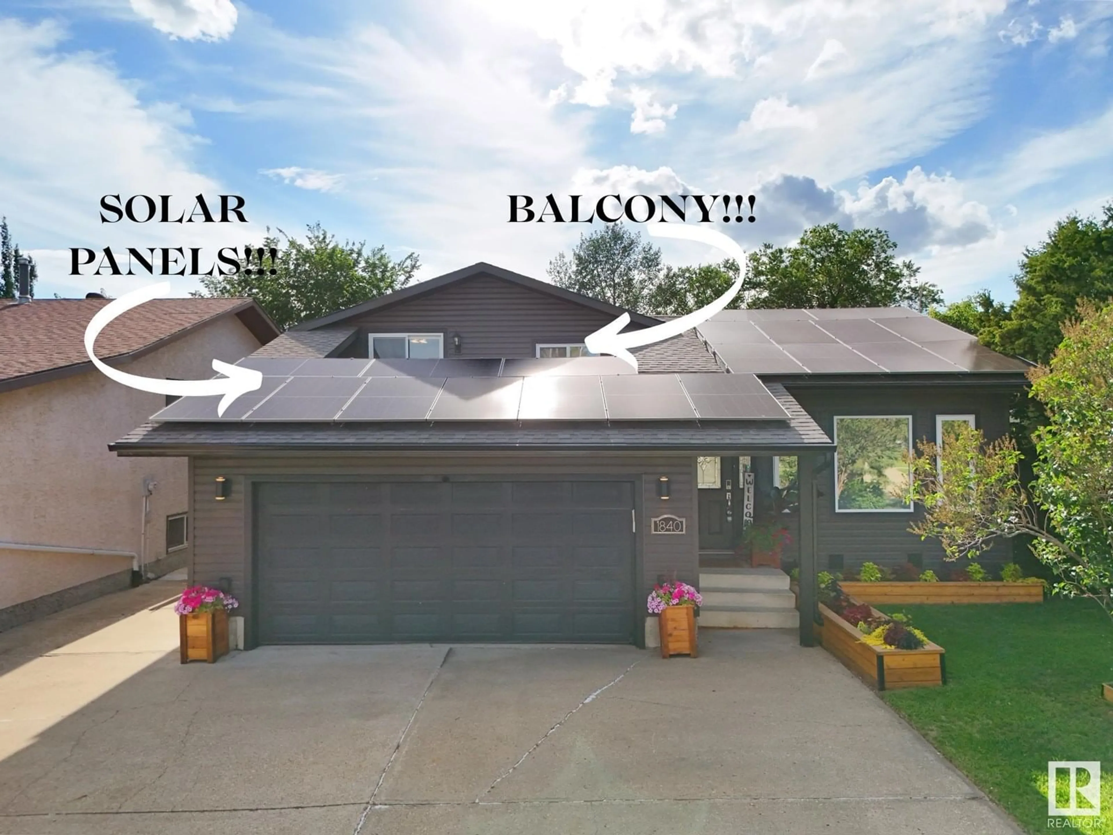 A pic from outside/outdoor area/front of a property/back of a property/a pic from drone, building for 1840 35 ST, Edmonton Alberta T6L3E9