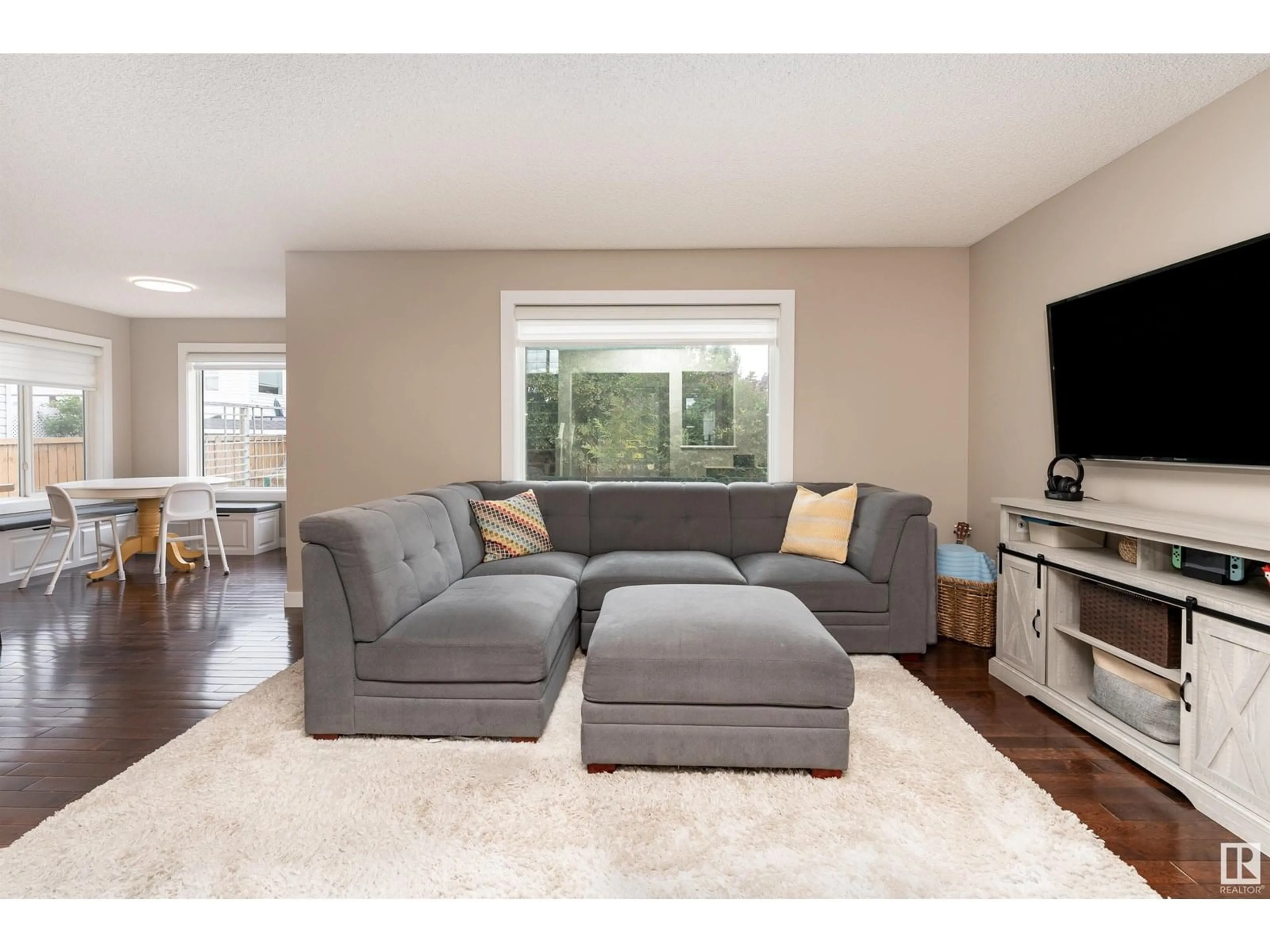 Living room with furniture, unknown for 18 CAVAN CR, Sherwood Park Alberta T8H2K6