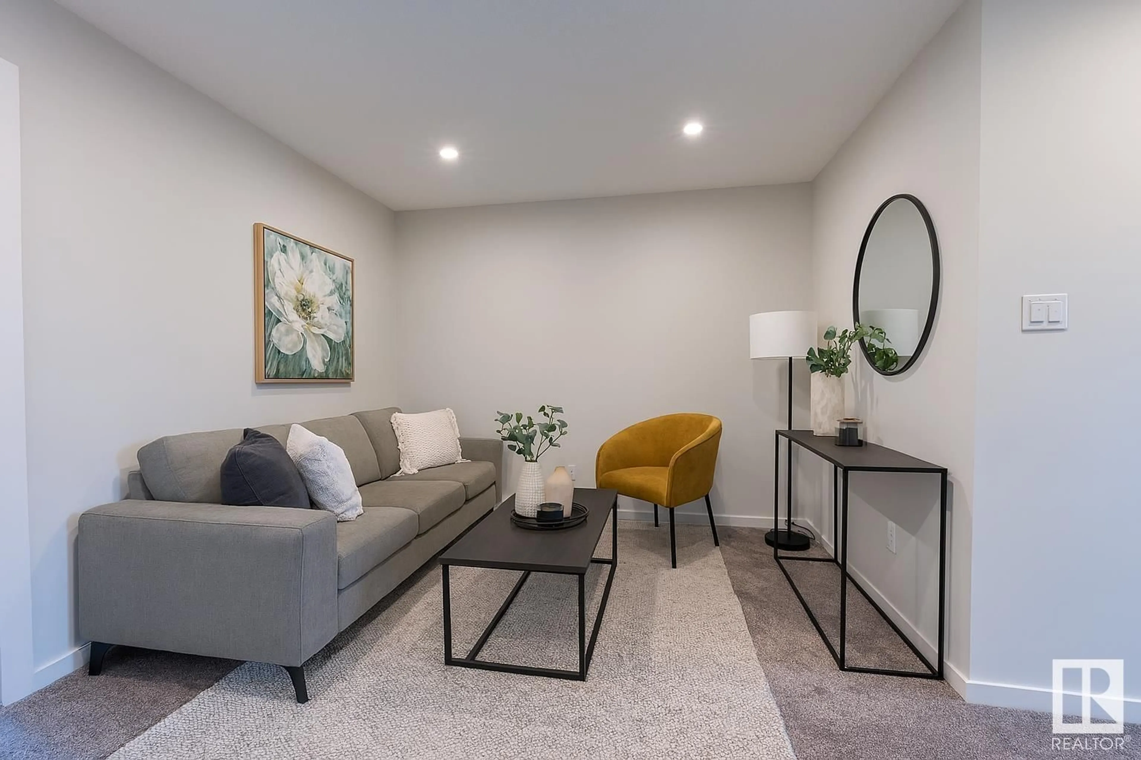Living room with furniture, unknown for 308 36 AV, Edmonton Alberta T6T2P9