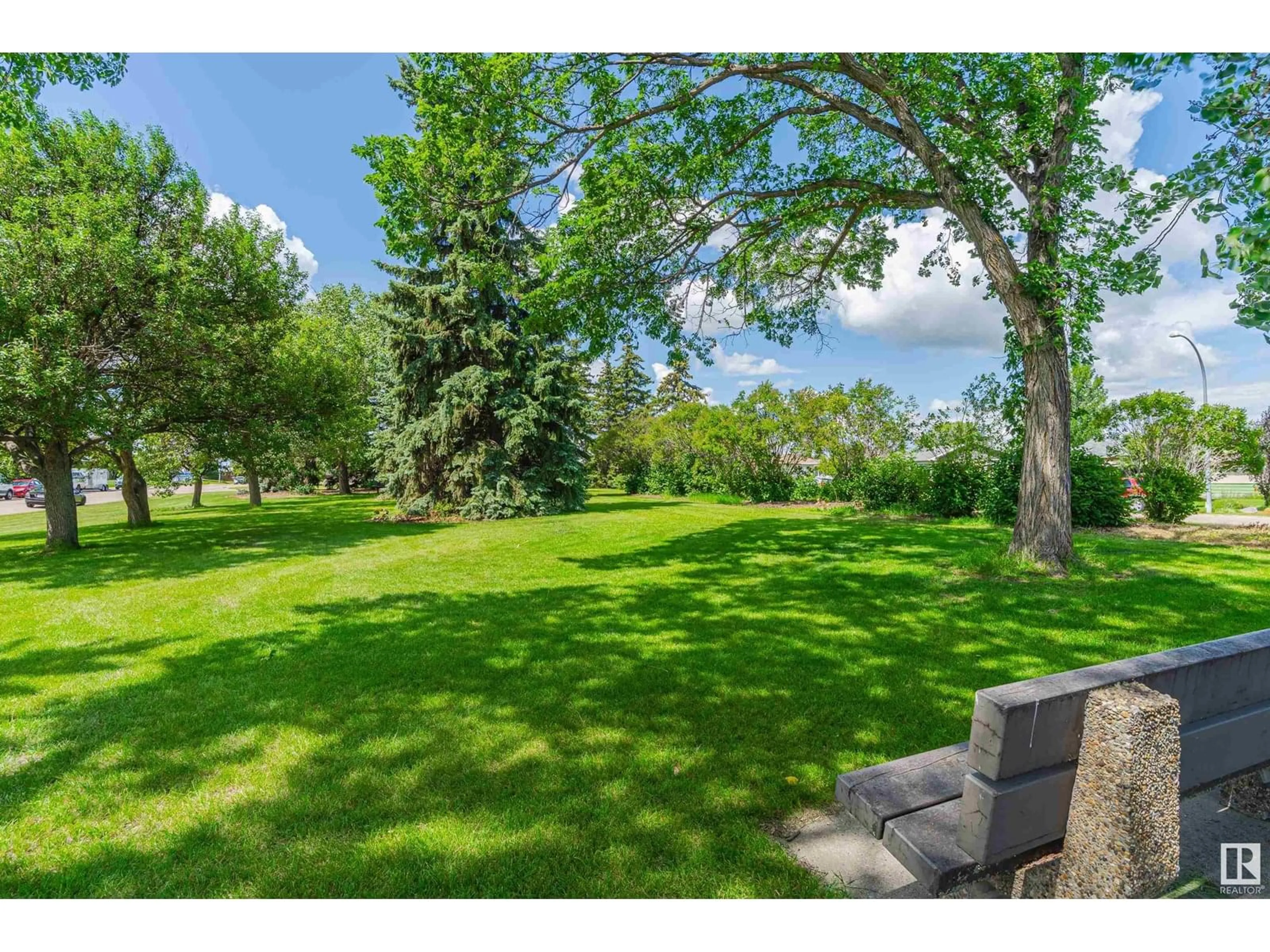 Patio, forest/trees view for 6408 133A AV, Edmonton Alberta T5A0K5