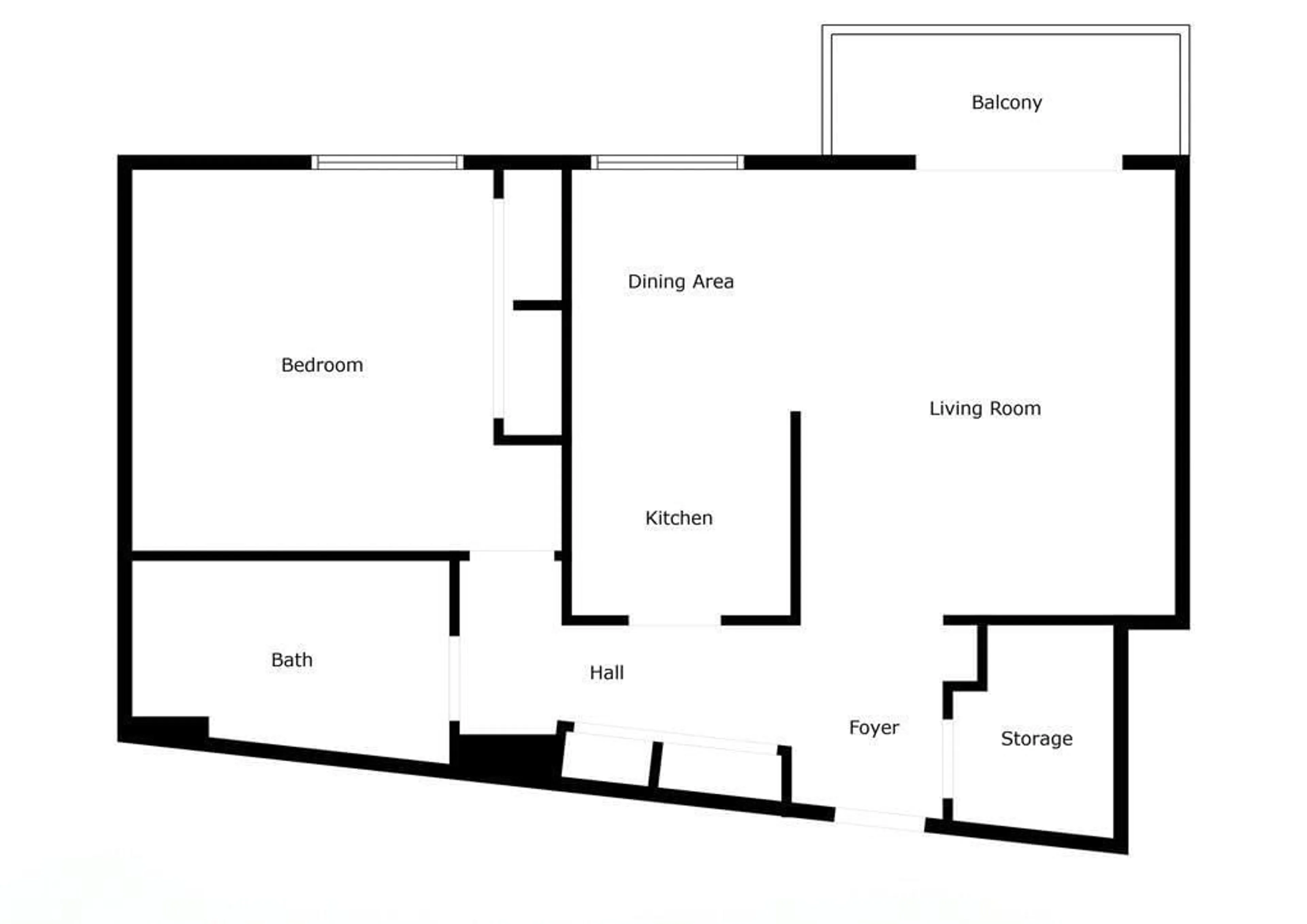 Floor plan for #303 - 10335 117 ST, Edmonton Alberta T5K1X9