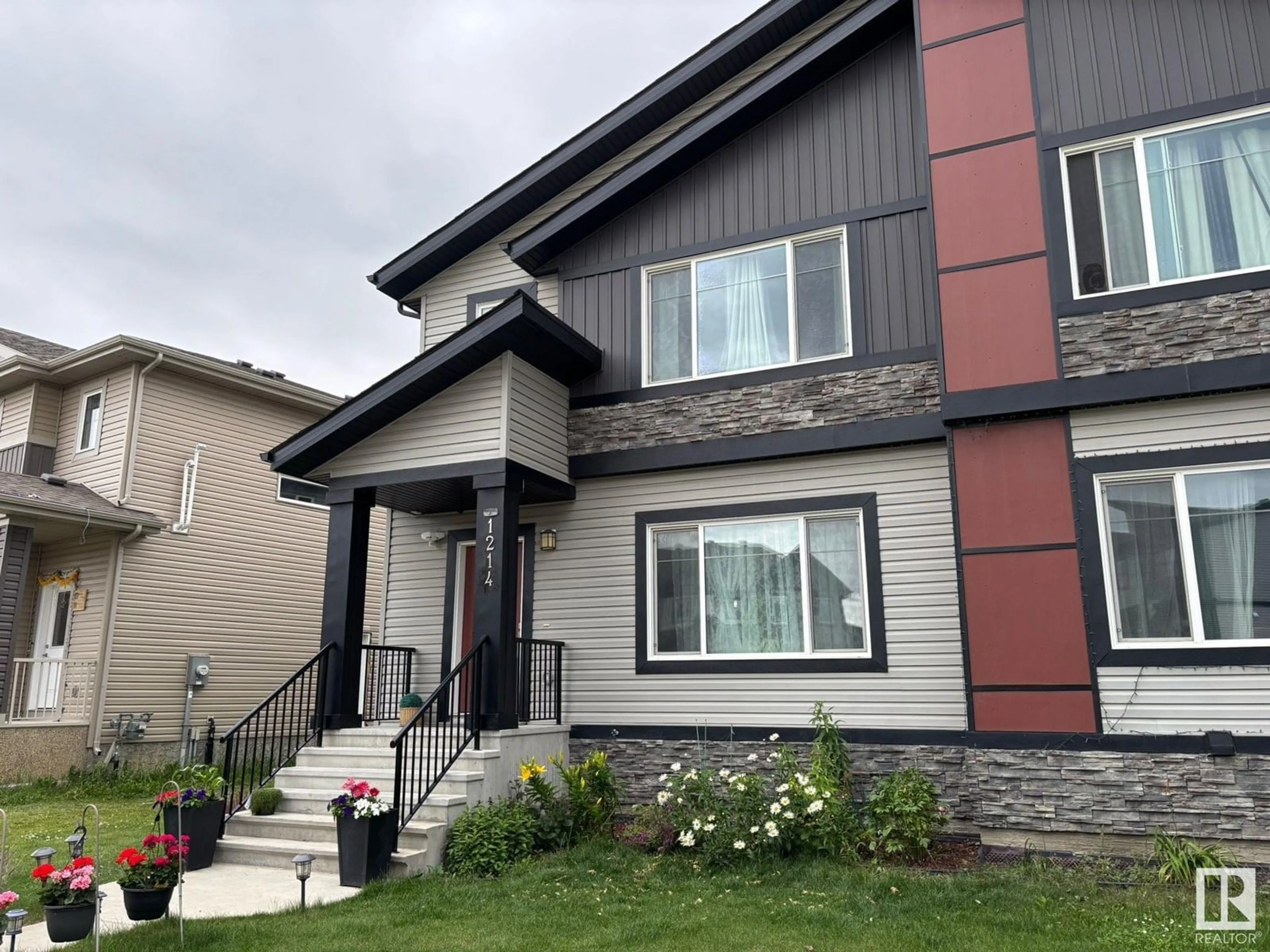 Home with vinyl exterior material, unknown for 1214 163 STREET, Edmonton Alberta T6W3K4