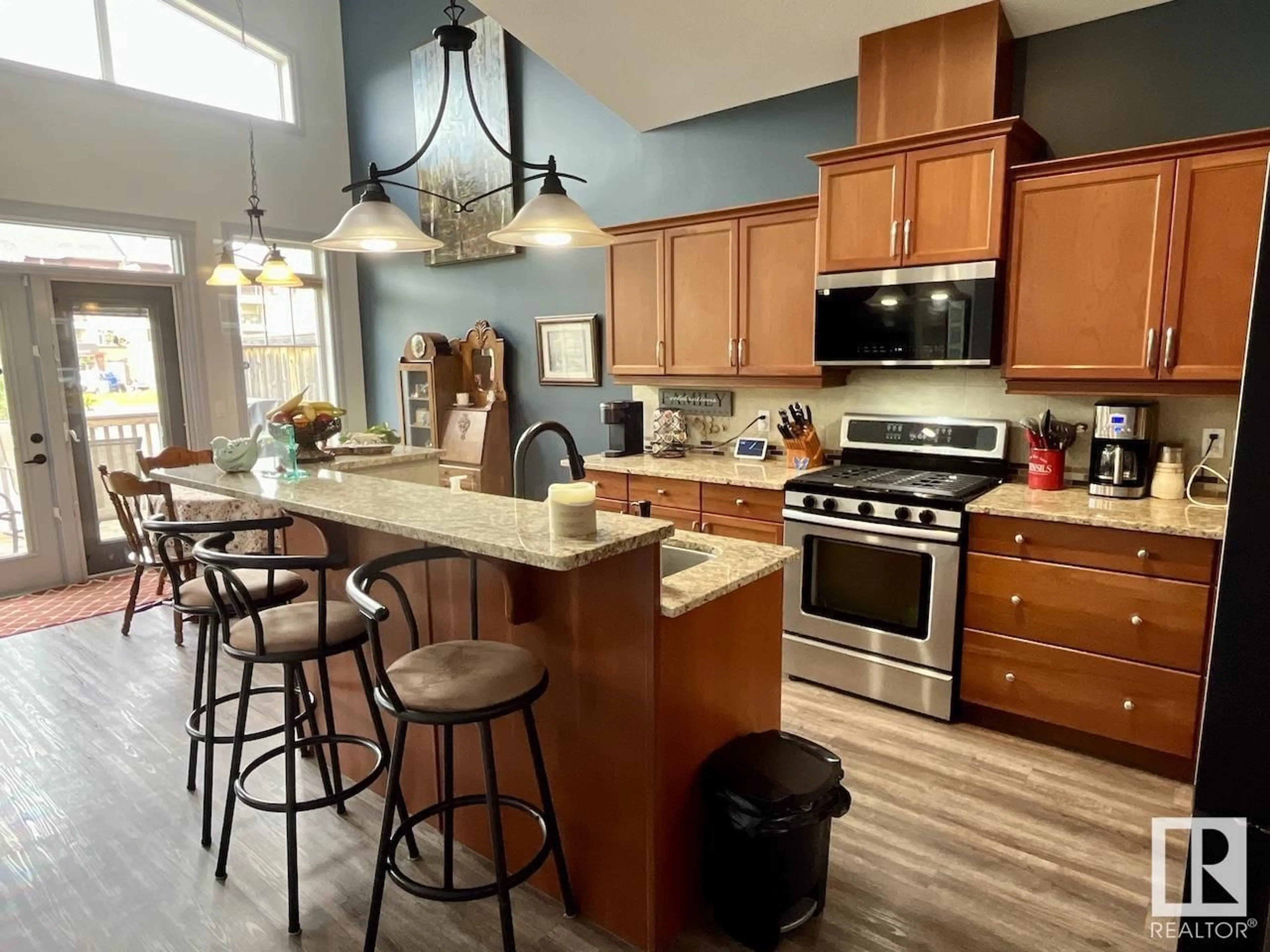 Open concept kitchen, unknown for #13 - 1407 GLASTONBURY BV, Edmonton Alberta T5T3W3