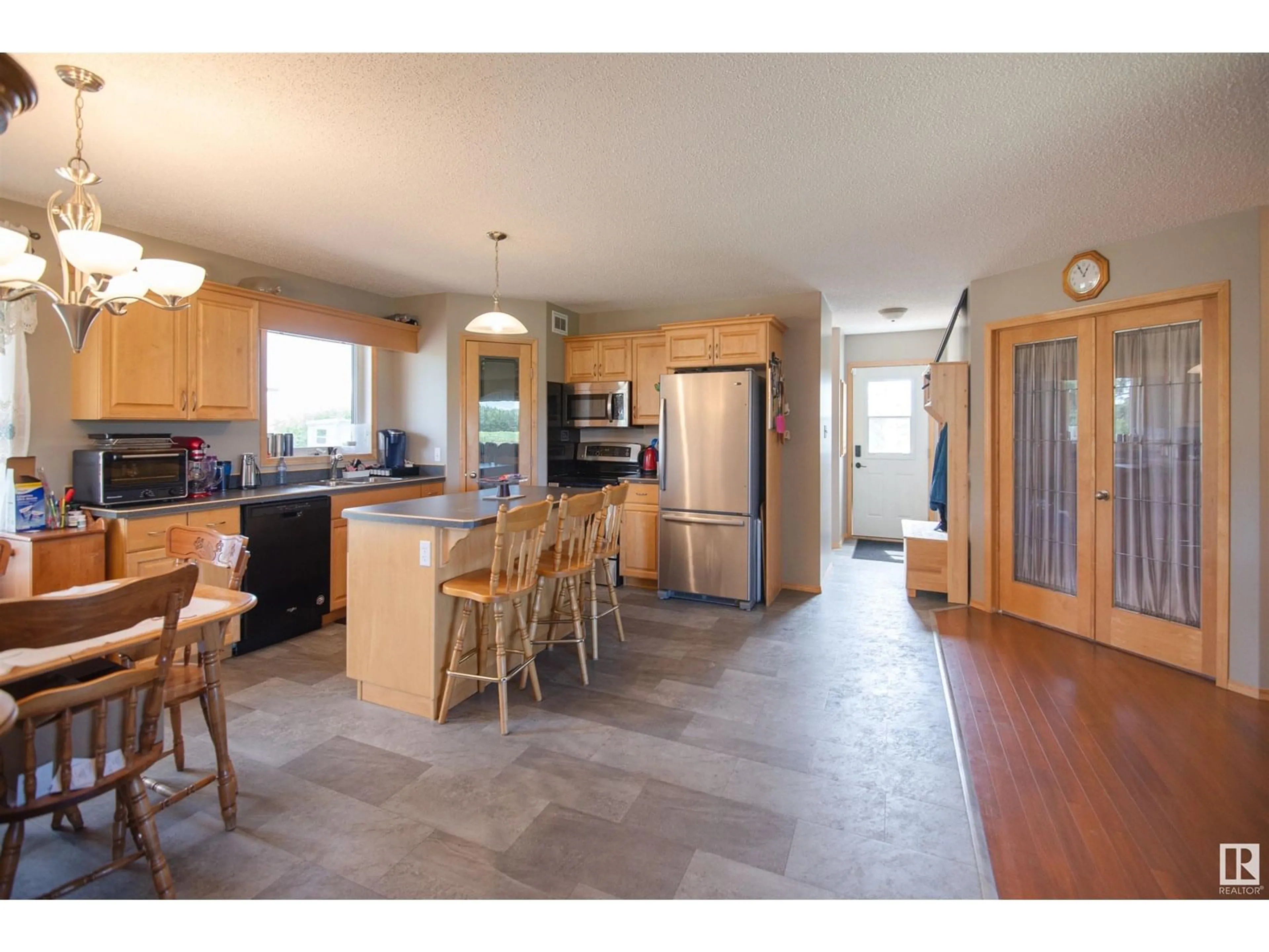 Open concept kitchen, ceramic/tile floor for 62219 RGE RD 483, Rural Bonnyville M.D. Alberta T0A1P0