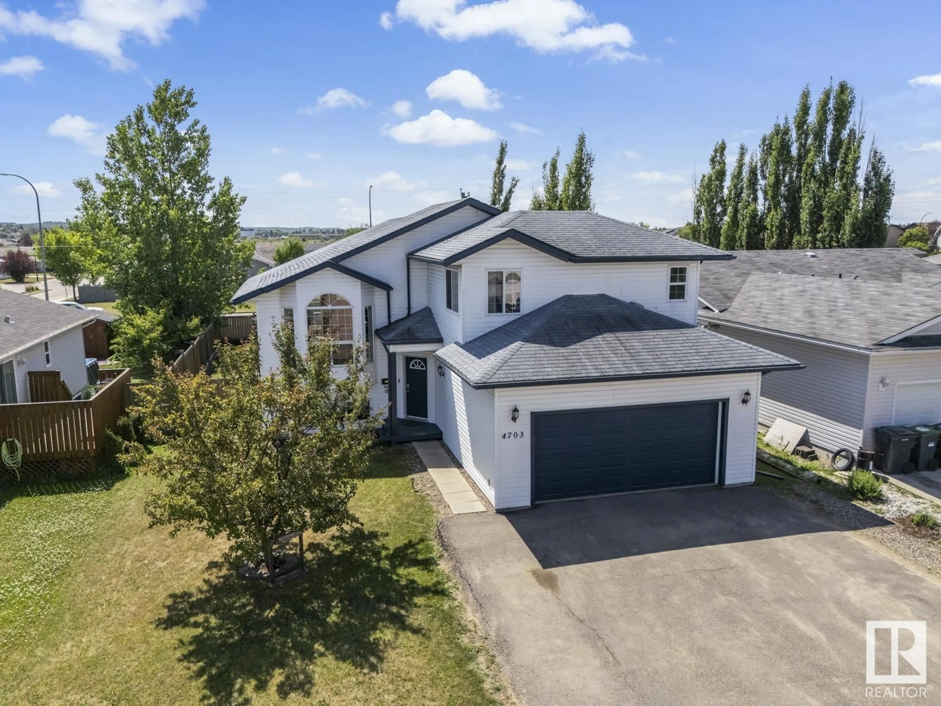 A pic from outside/outdoor area/front of a property/back of a property/a pic from drone, street for 4703 62 AV, Cold Lake Alberta T9M2B5
