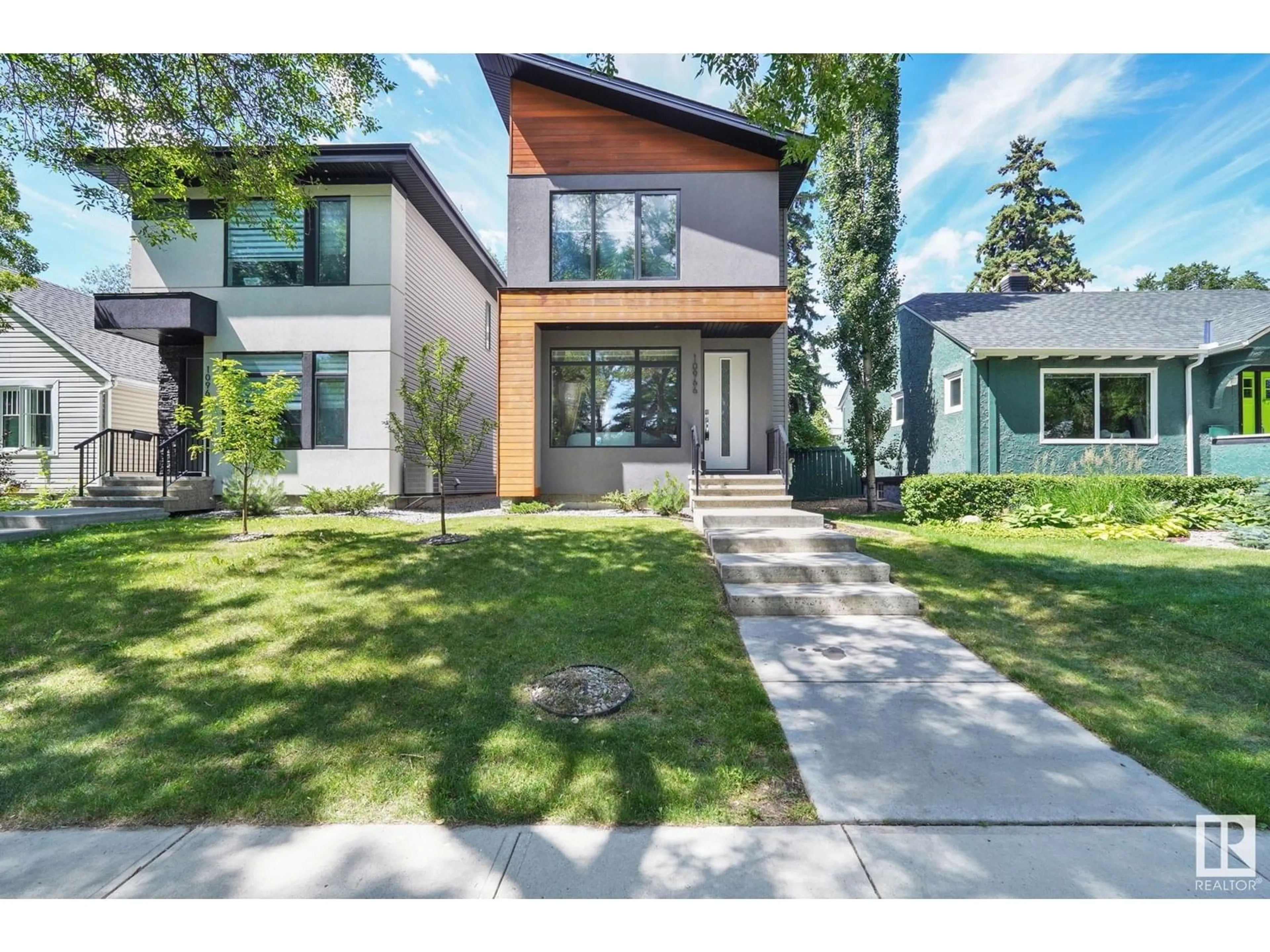 Home with brick exterior material, street for NW - 10966 123 ST, Edmonton Alberta T5M0E2