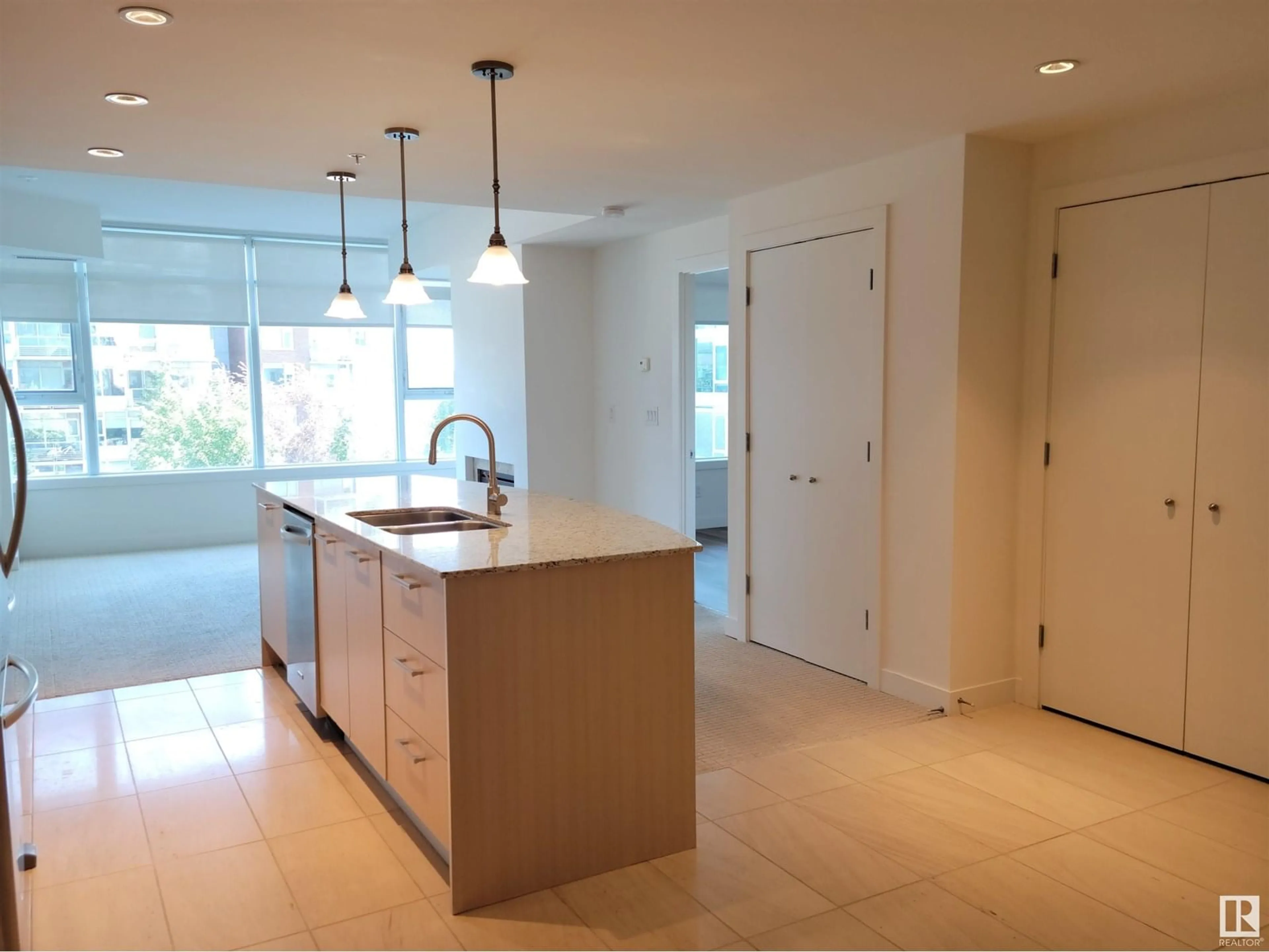 Open concept kitchen, ceramic/tile floor for 314 - 2612 109 ST, Edmonton Alberta T6J3T1