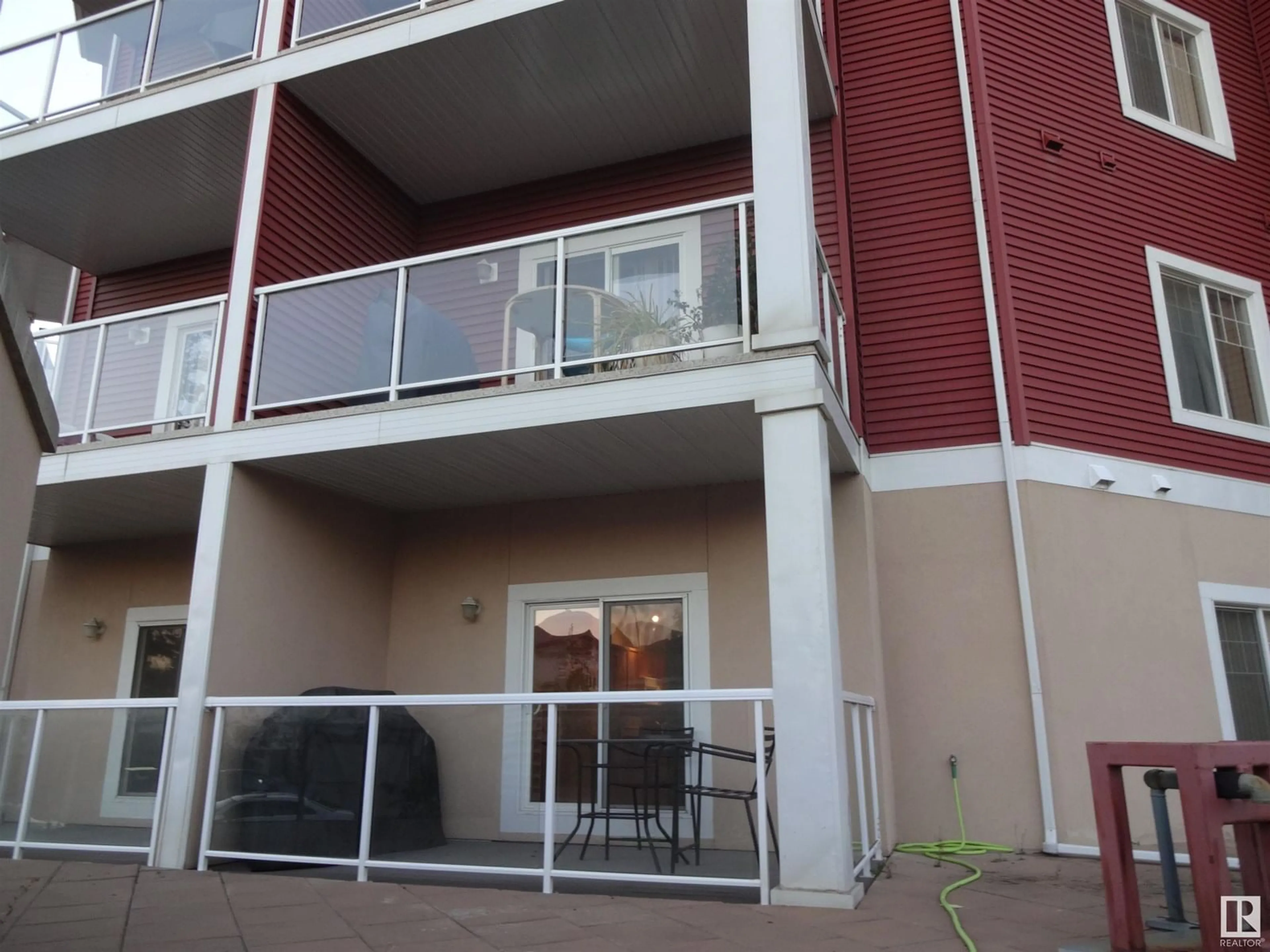 Balcony in the apartment, building for #114 - 226 MACEWAN ROAD, Edmonton Alberta T6W0C5