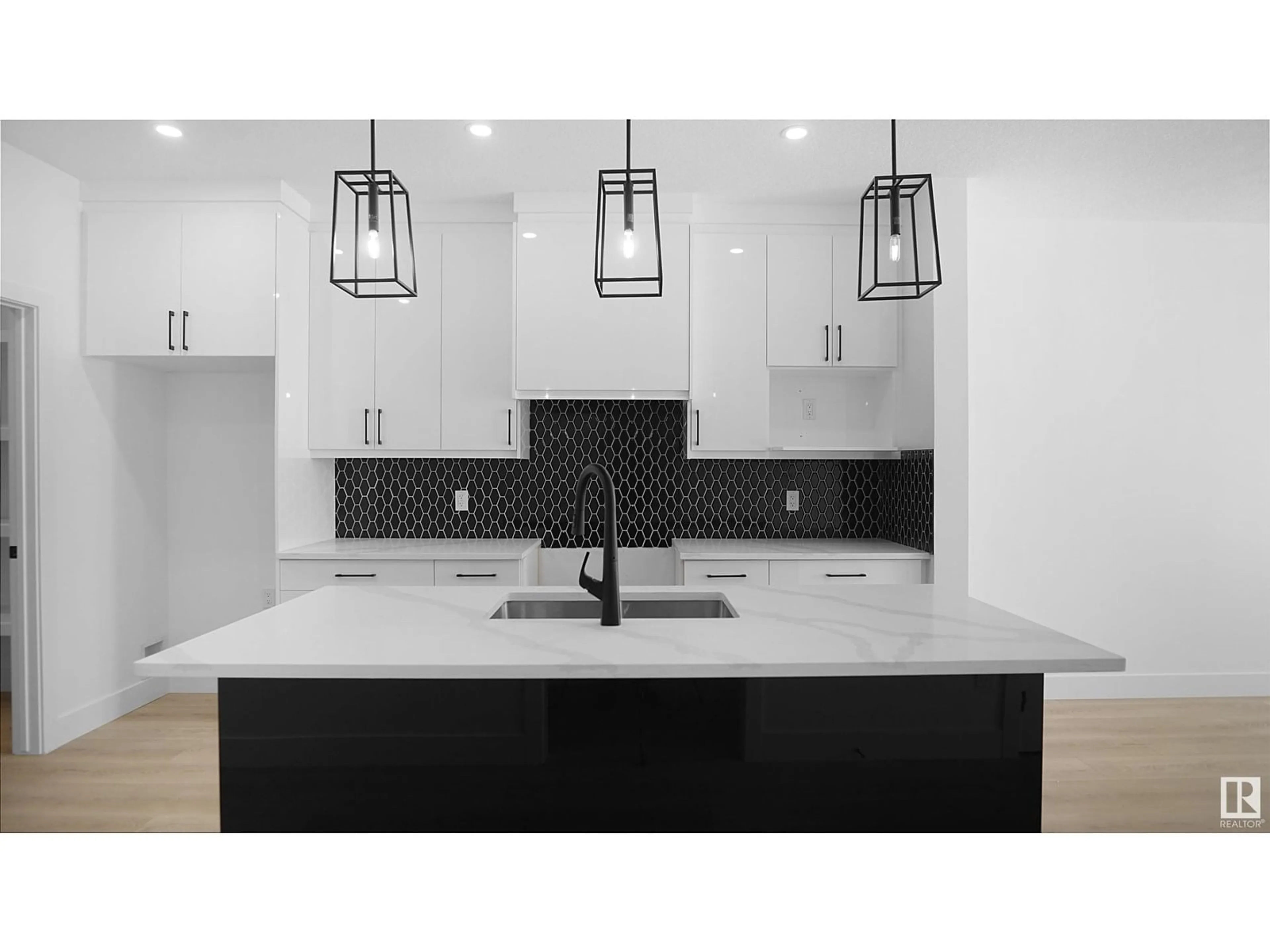Contemporary kitchen, ceramic/tile floor for 711 31 AV, Edmonton Alberta T6T2V6
