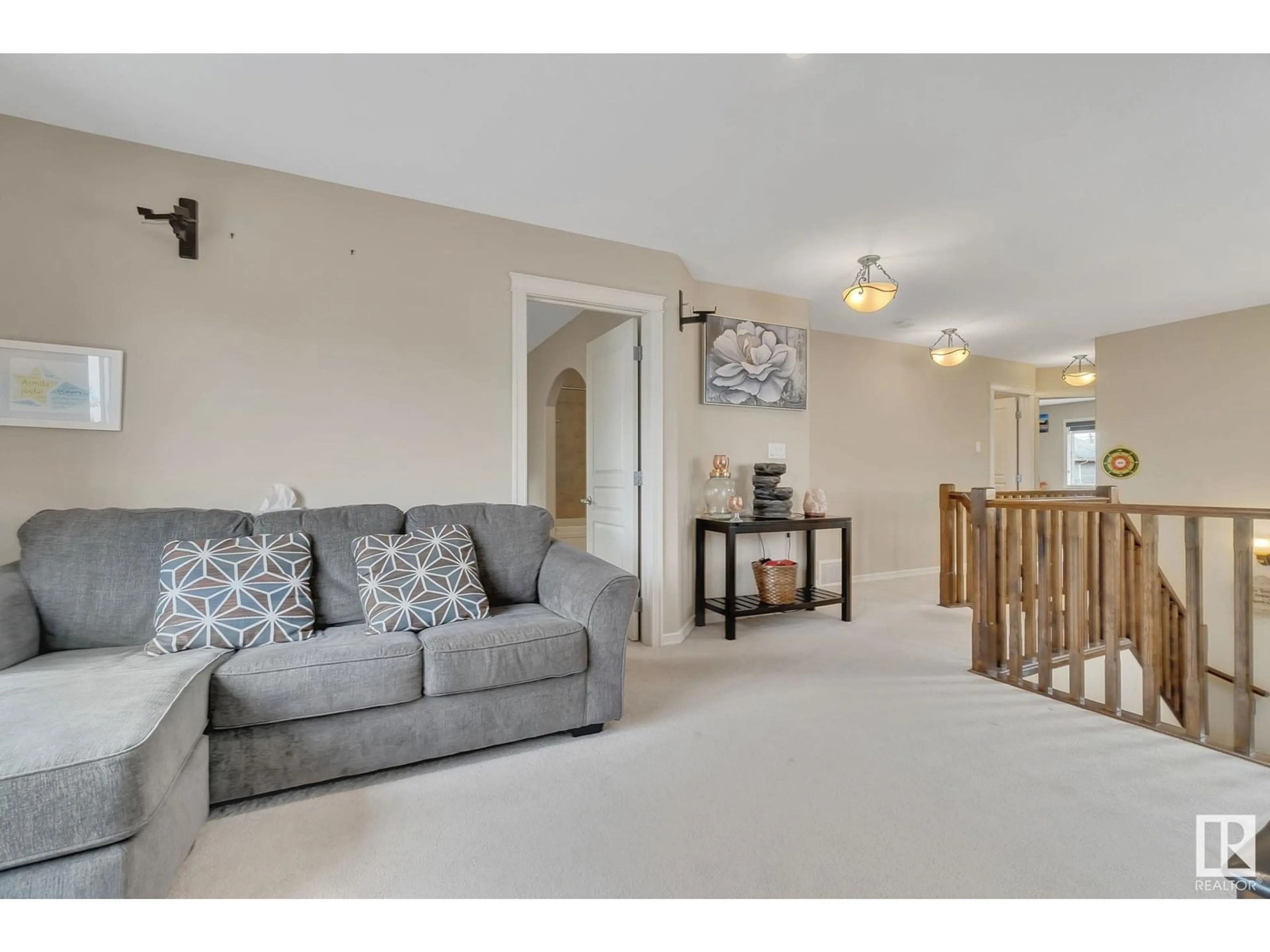 Living room with furniture, unknown for 6948 19A AV, Edmonton Alberta T6X0L7