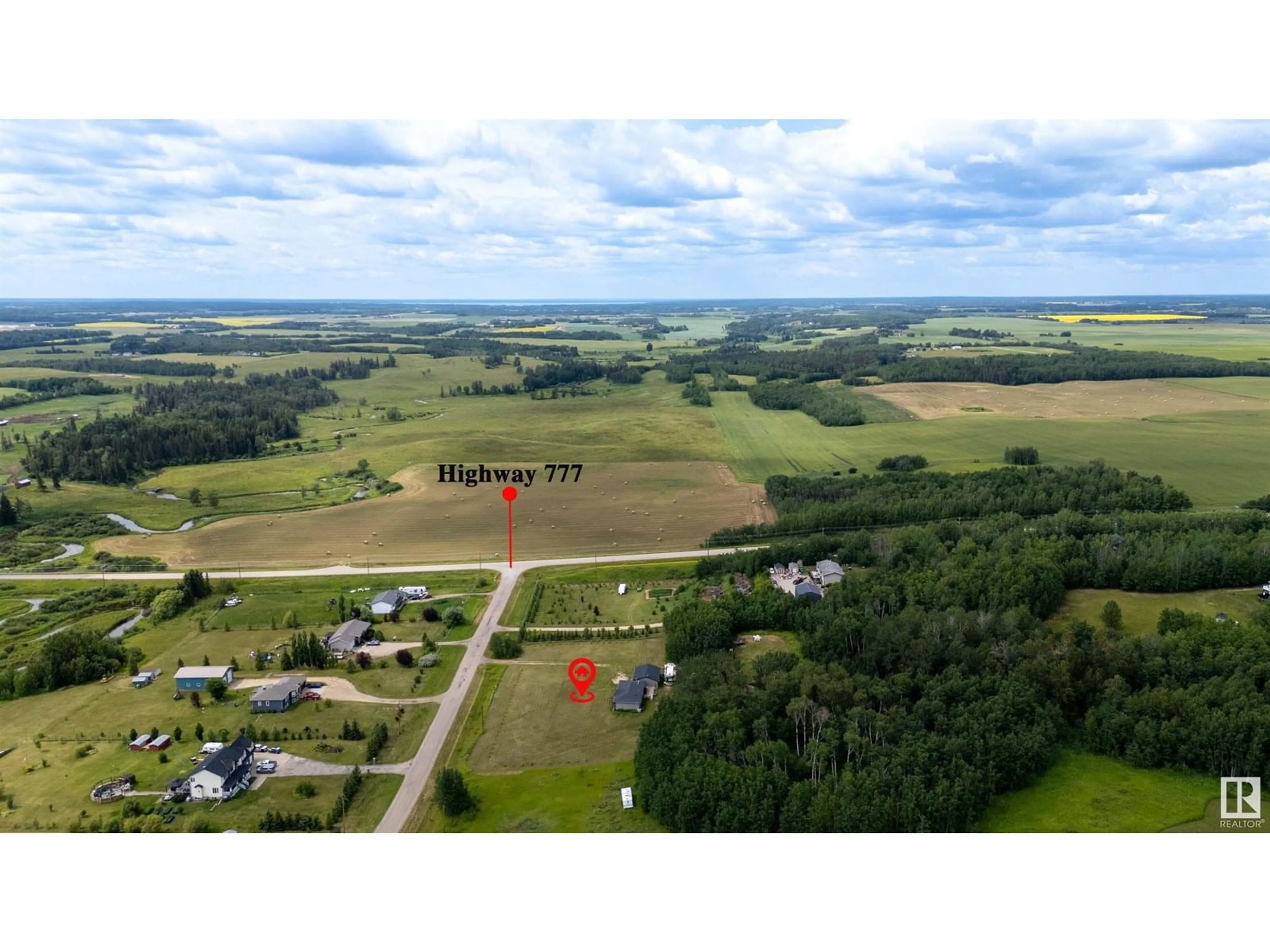 A pic from outside/outdoor area/front of a property/back of a property/a pic from drone, unknown for 55109 - 422 HWY 777, Rural Lac Ste. Anne County Alberta T0E1V0