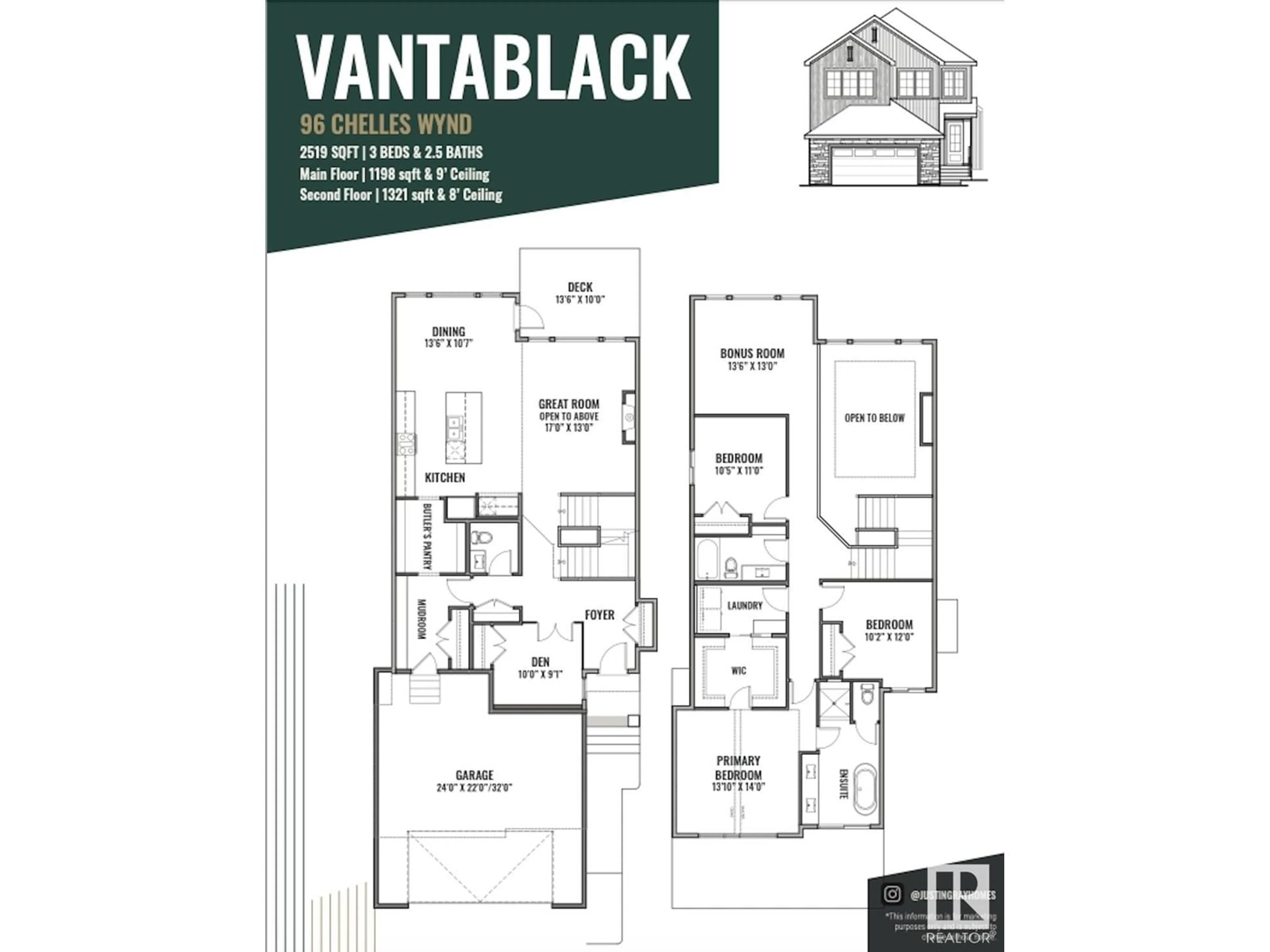 Floor plan for 96 CHELLES WD, St. Albert Alberta T8T2C6