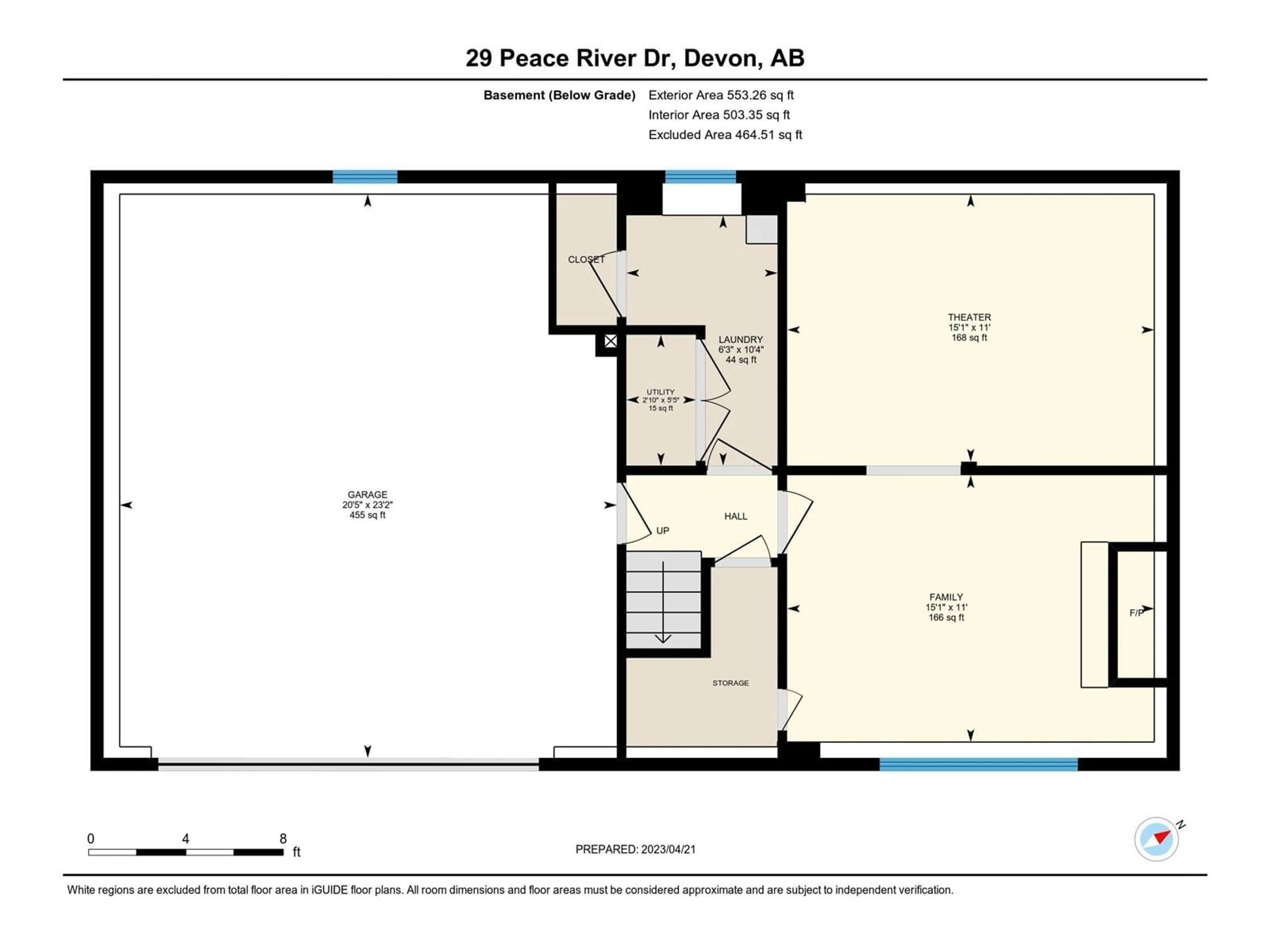 Floor plan for 29 PEACE RIVER DR, Devon Alberta T9G1N3