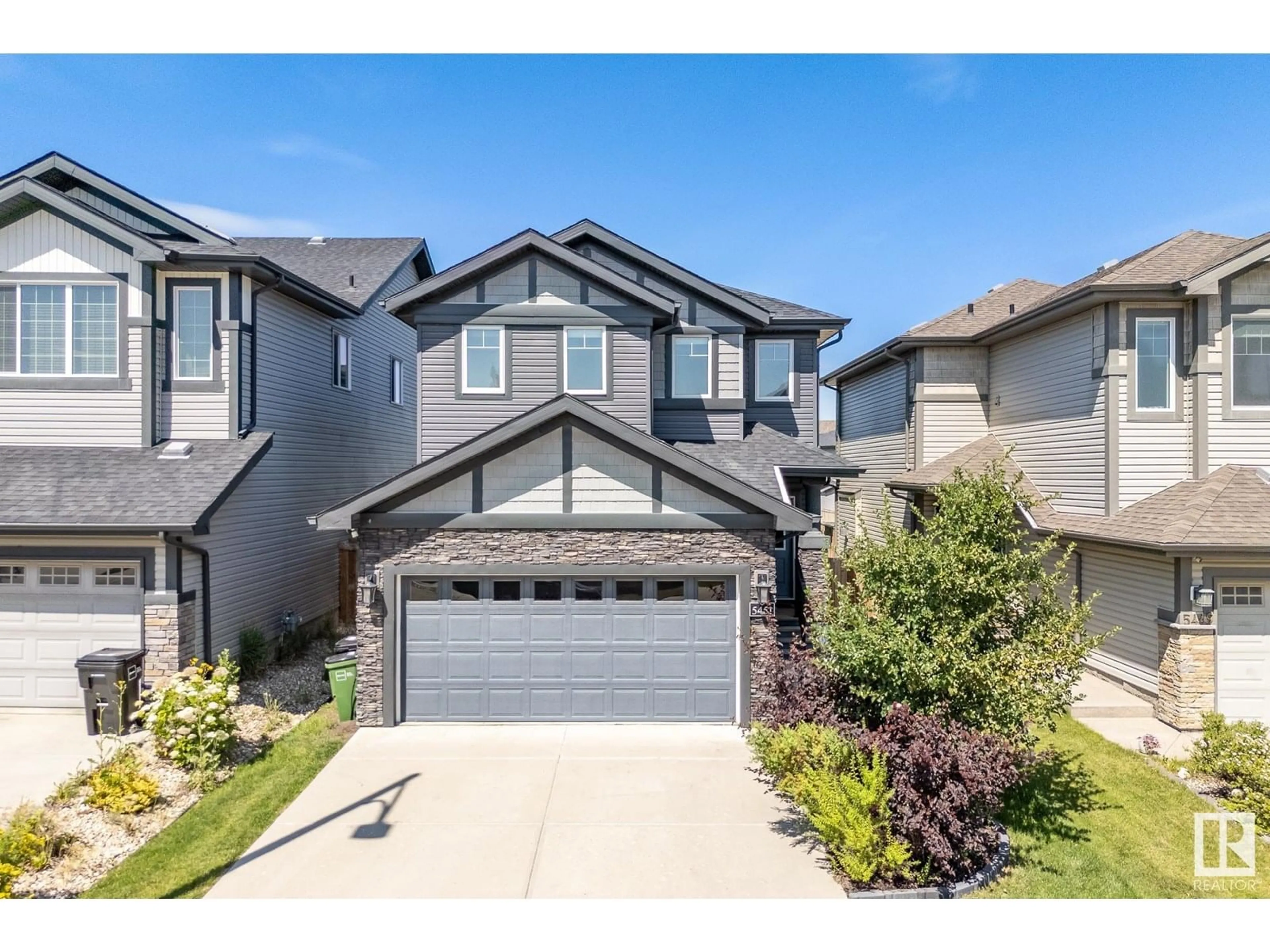 Home with vinyl exterior material, street for 5451 ALLBRIGHT SQ, Edmonton Alberta T6W3H7