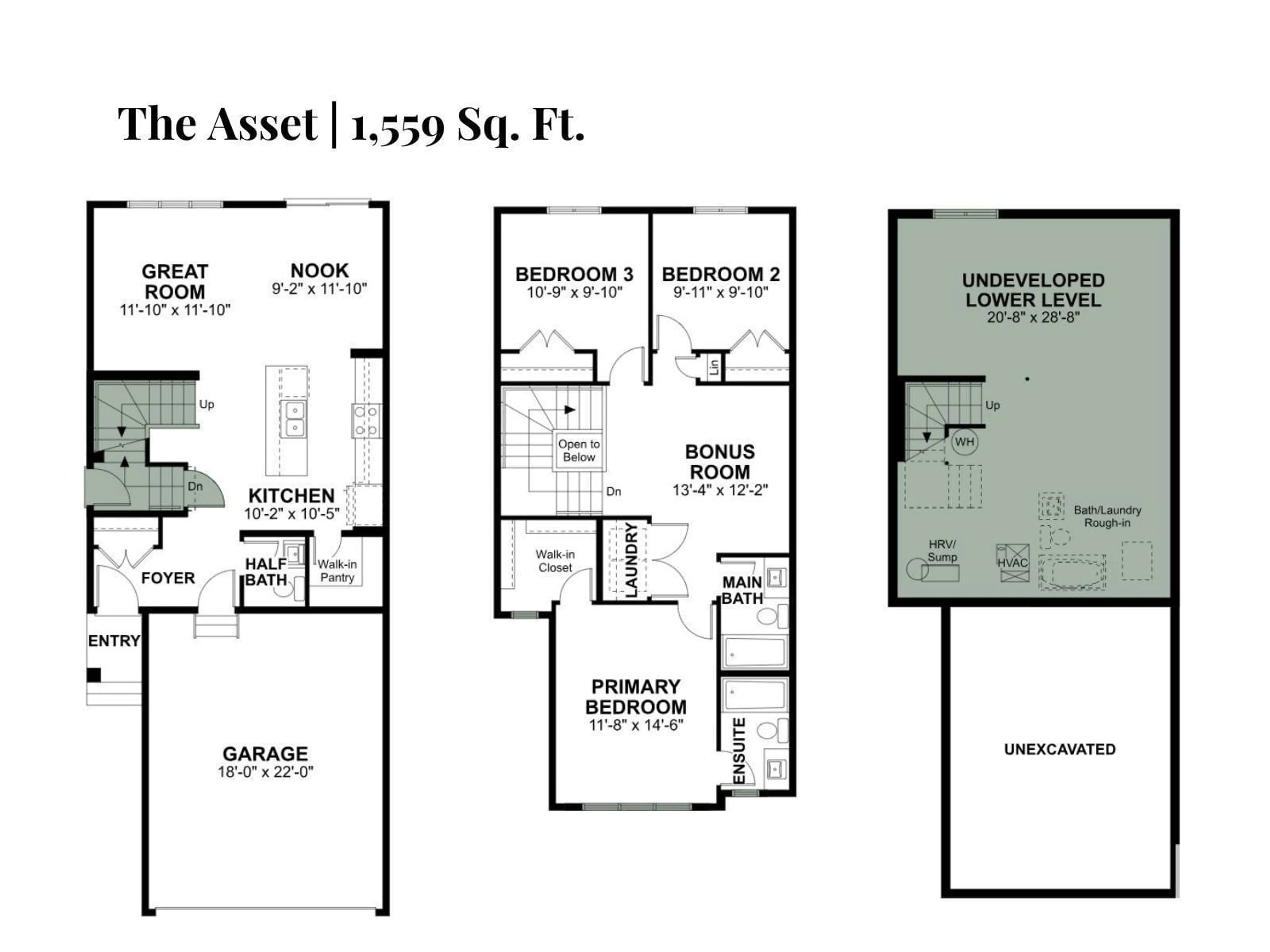 Floor plan for 18 SPRINGBROOK WD, Spruce Grove Alberta T7X2W5