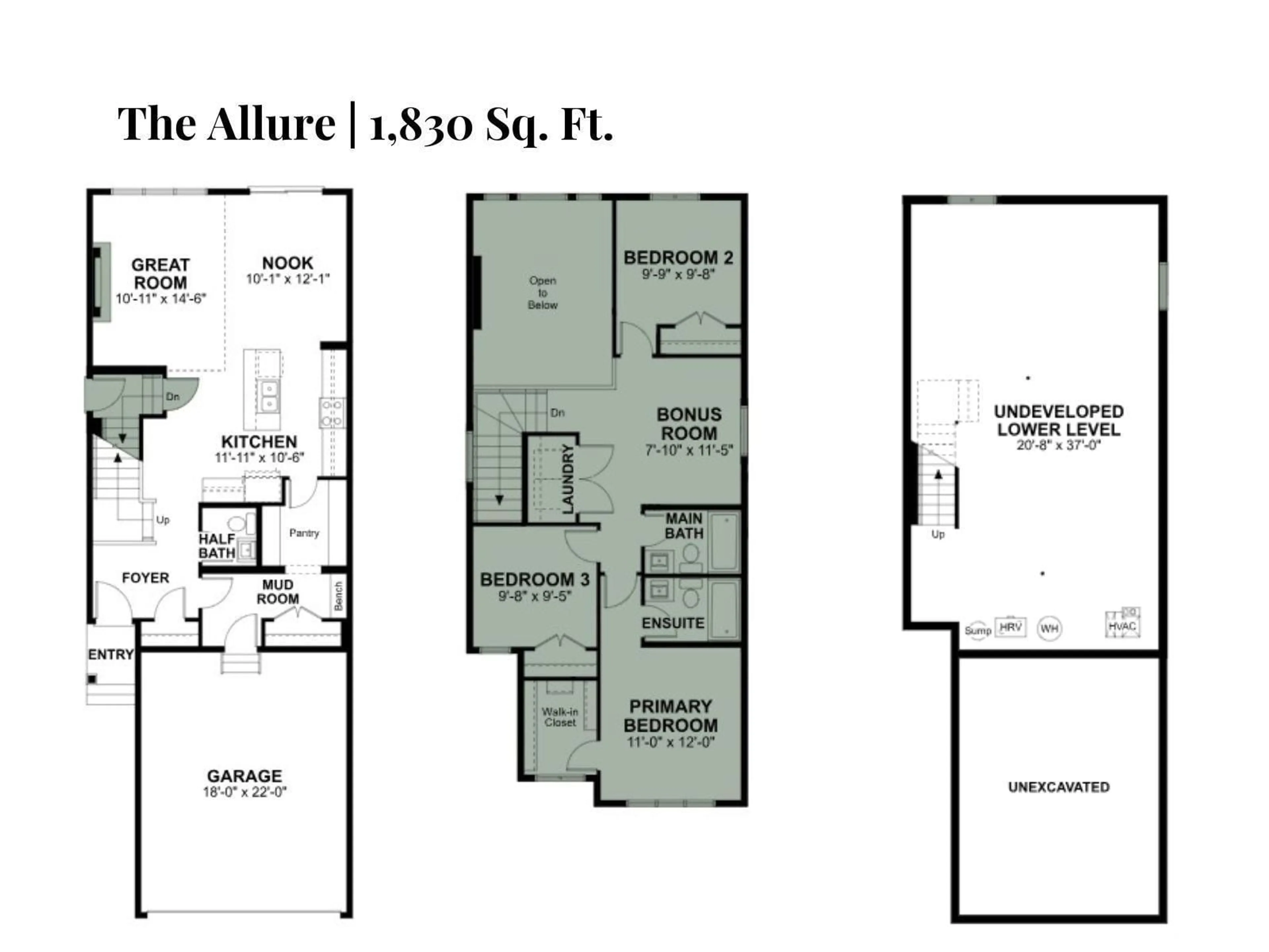 Floor plan for 19 SPRINGBROOK WD, Spruce Grove Alberta T7X2W5