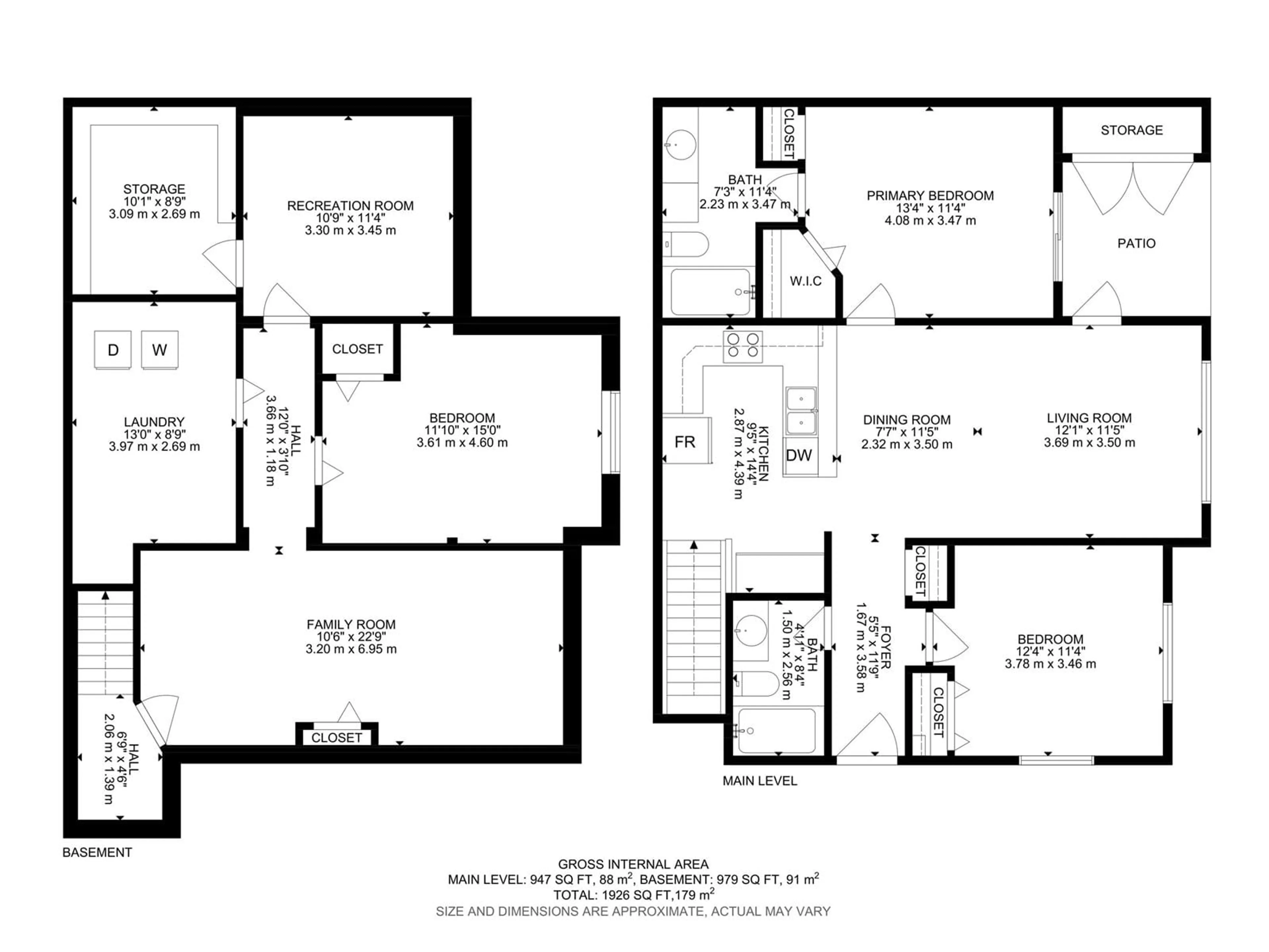 Floor plan for 21 SILVER BERRY RD, Edmonton Alberta T6T0B7
