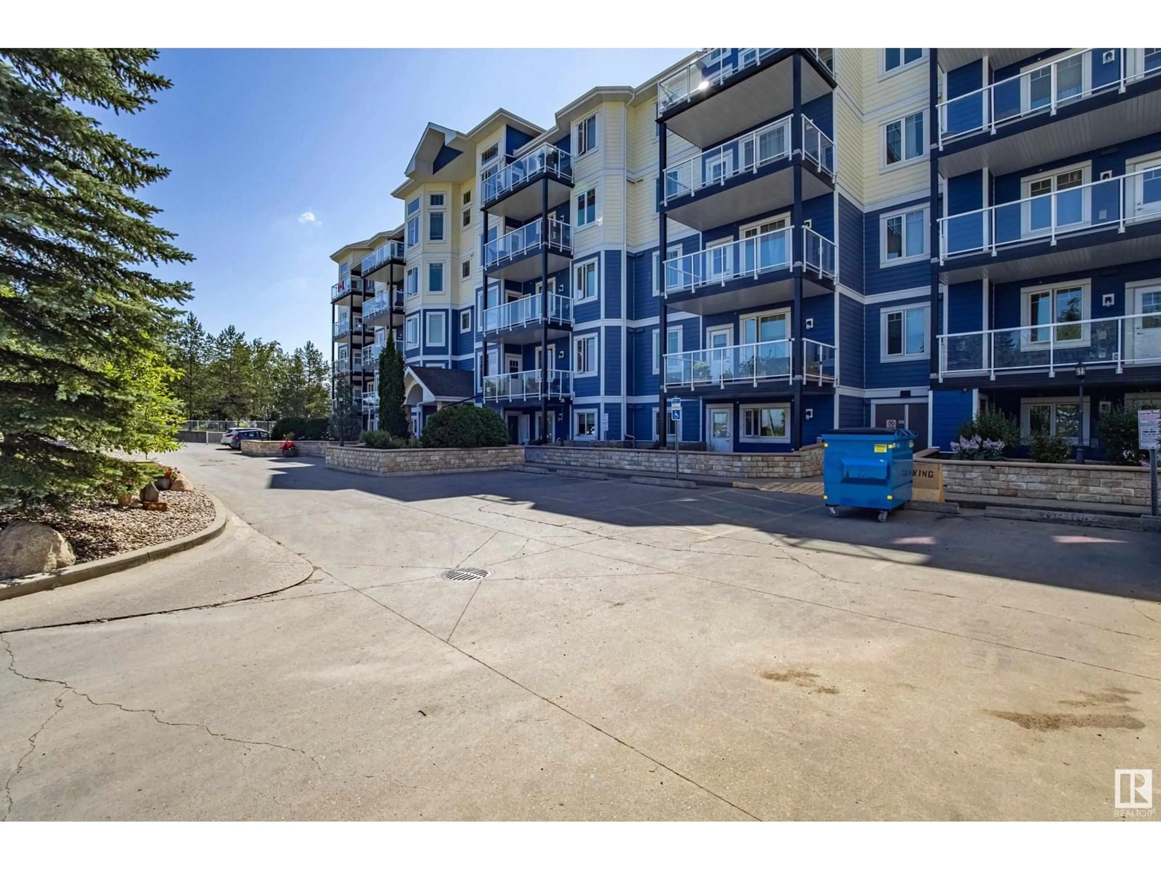 A pic from outside/outdoor area/front of a property/back of a property/a pic from drone, water/lake/river/ocean view for #102 - 12111 51 AV, Edmonton Alberta T6H6A3