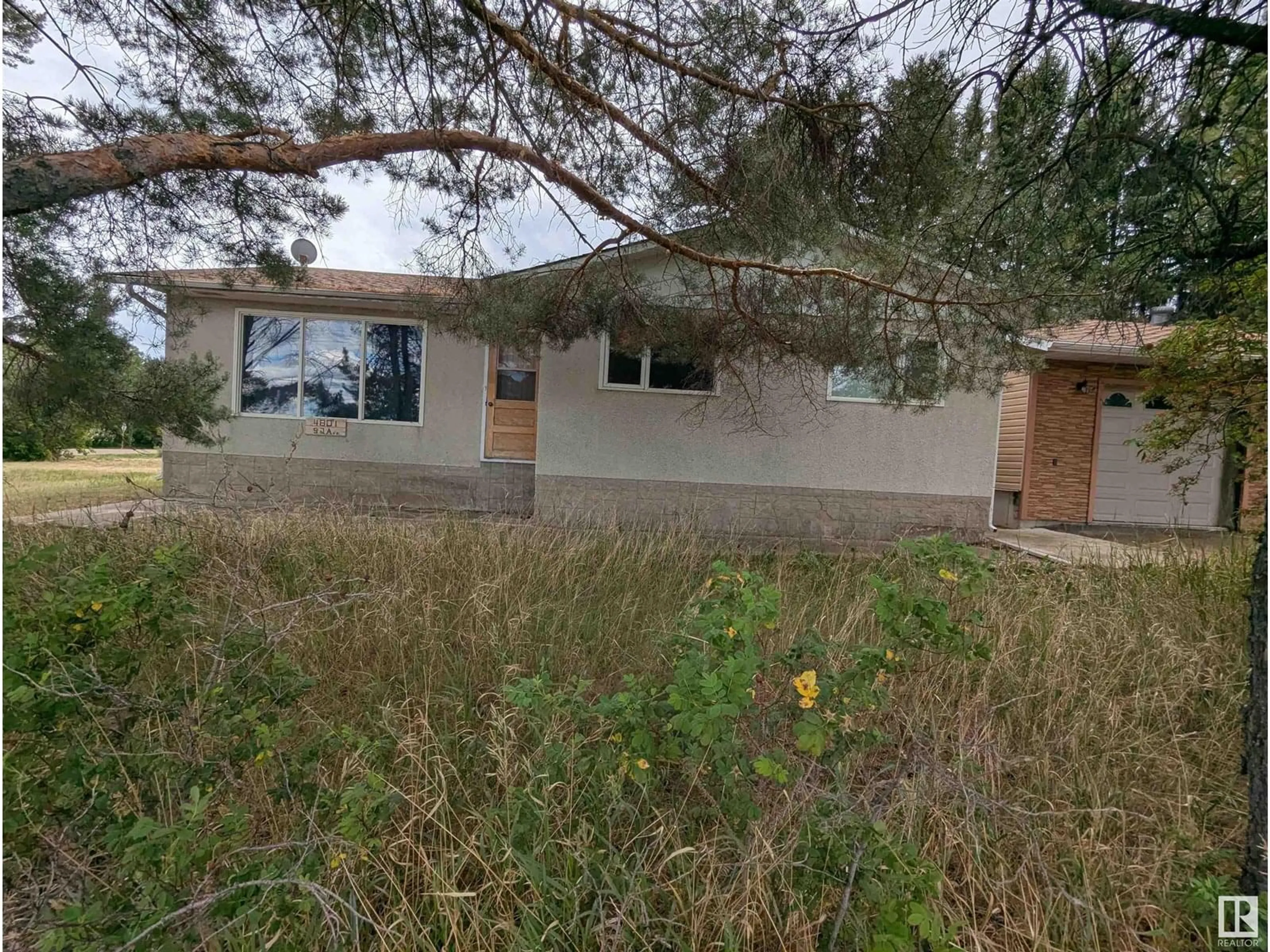 A pic from outside/outdoor area/front of a property/back of a property/a pic from drone, street for 4801 52 AV, Andrew Alberta T0B0C0