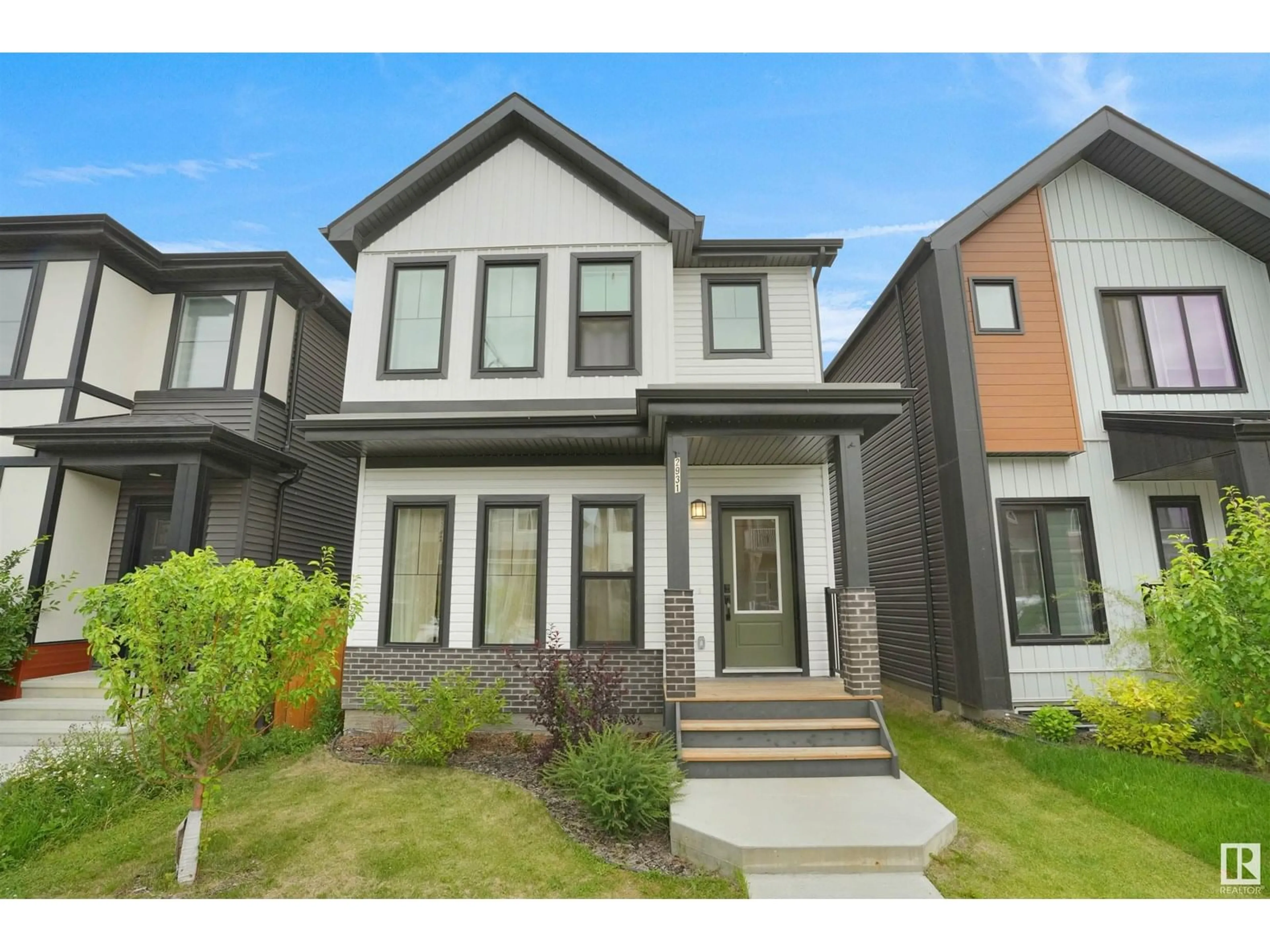 Home with brick exterior material, street for GR SW - 2931 COUGHLAN GREEN, Edmonton Alberta T6W3X6