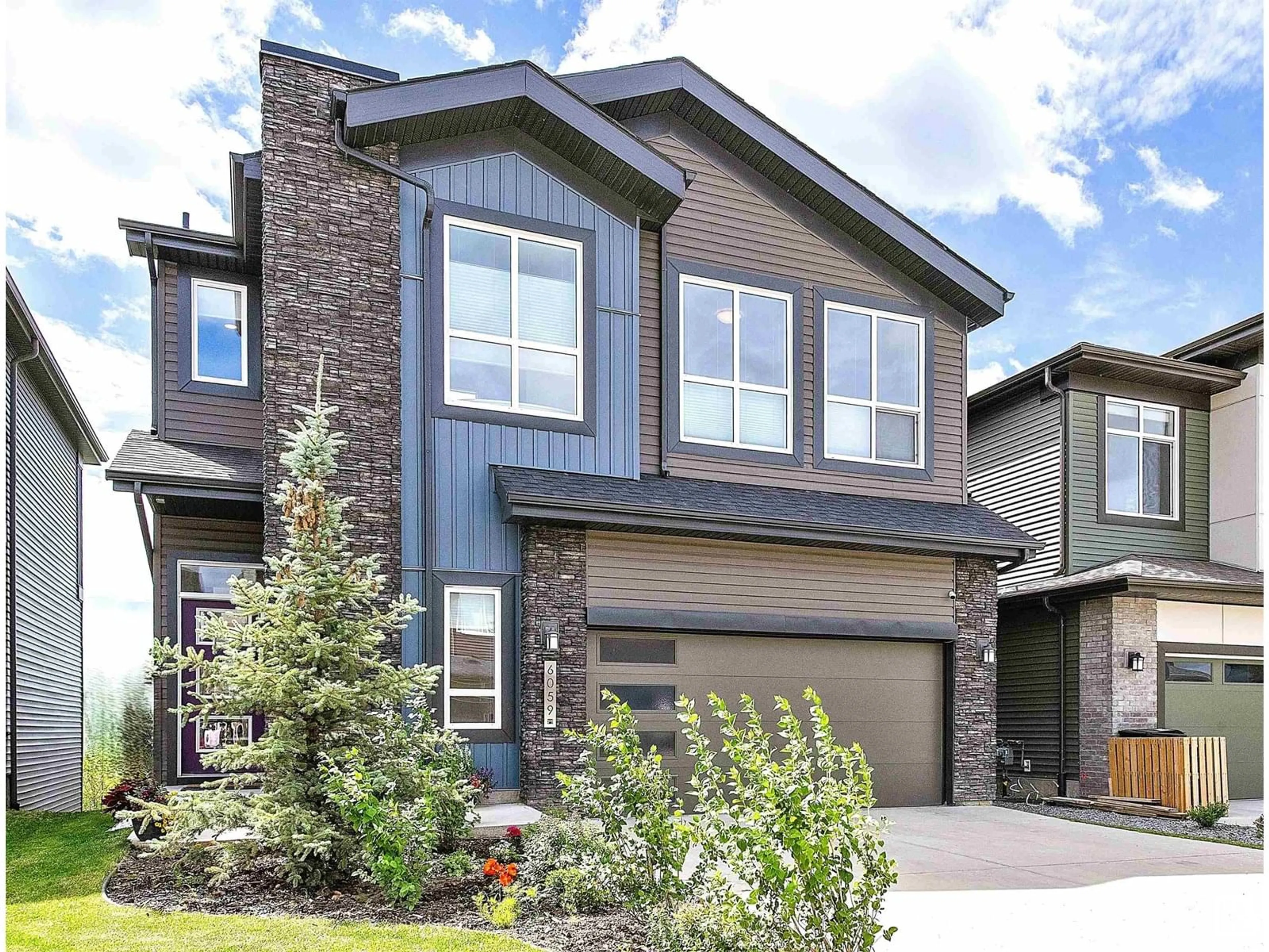 Home with brick exterior material, street for 6059 KING LANDING SW, Edmonton Alberta T6W4K5