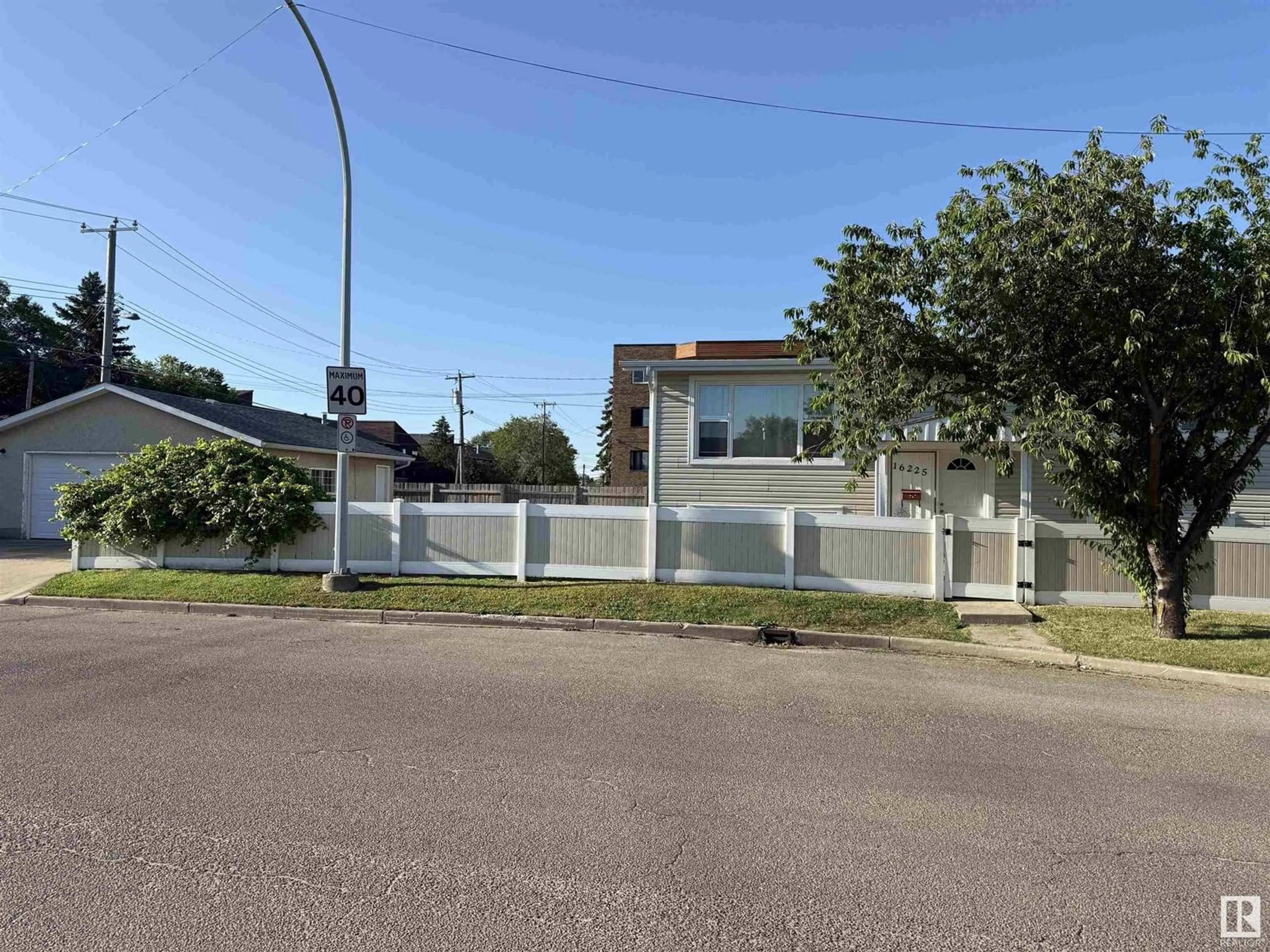 A pic from outside/outdoor area/front of a property/back of a property/a pic from drone, street for 16225 102 AV, Edmonton Alberta T5P4G6