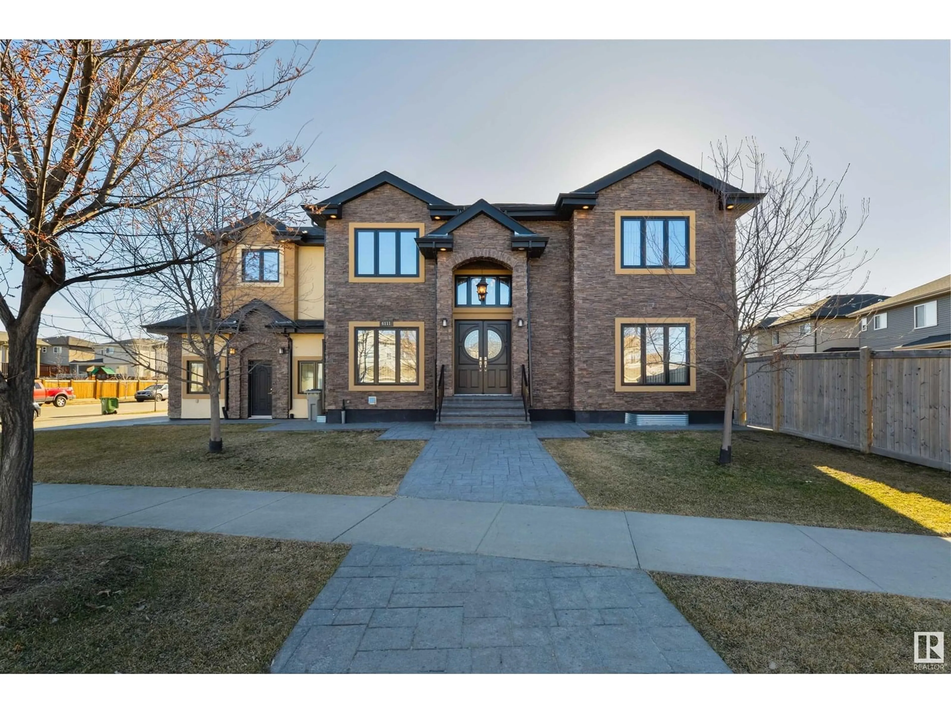 Home with brick exterior material, street for 6111 56 AV, Beaumont Alberta T4X0H3