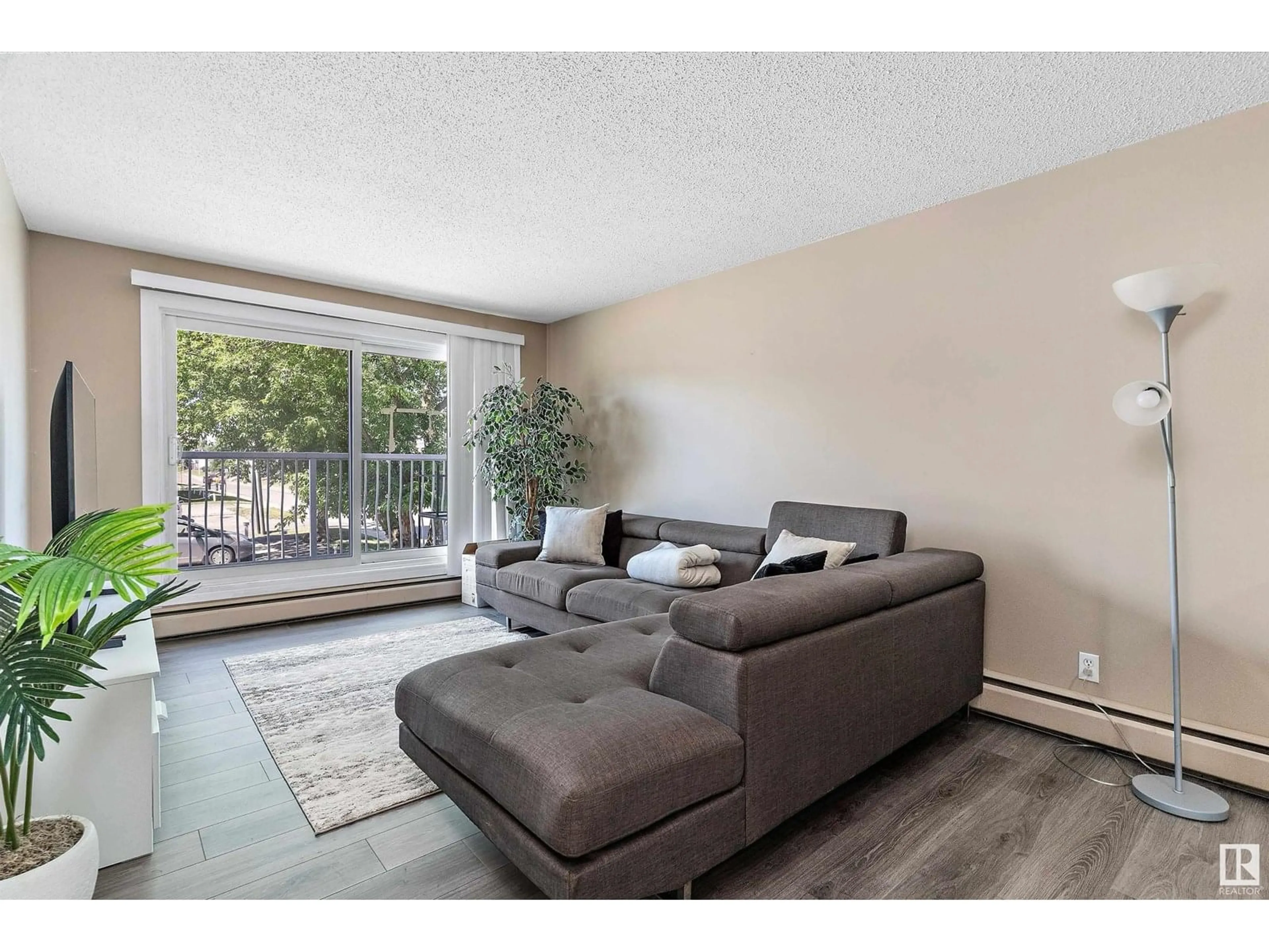 Living room with furniture, unknown for #206 - 10330 113 ST, Edmonton Alberta T5K1P6