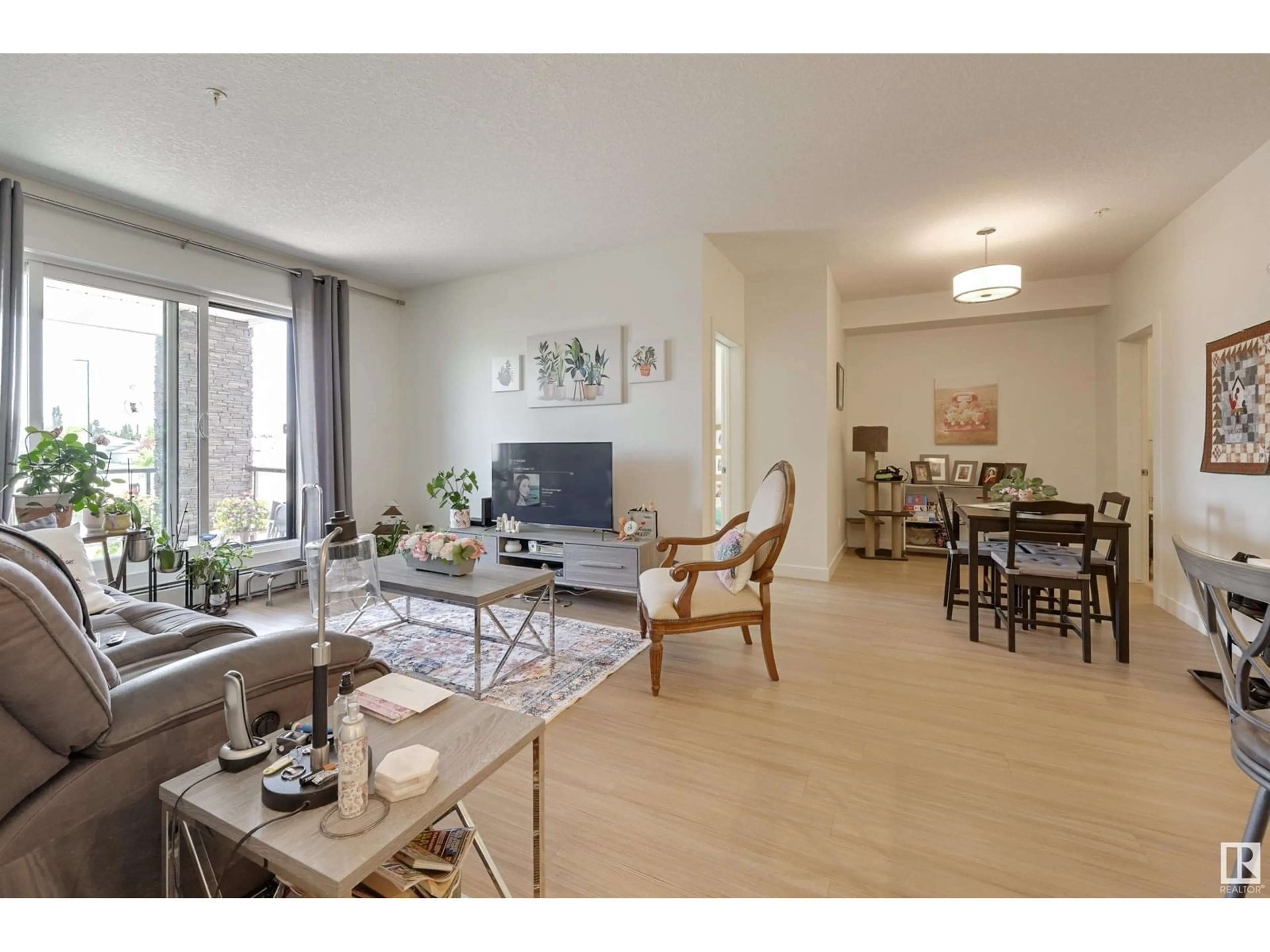 Living room with furniture, unknown for 17 - 204 COLUMBIA AV, Devon Alberta T9G1Y7