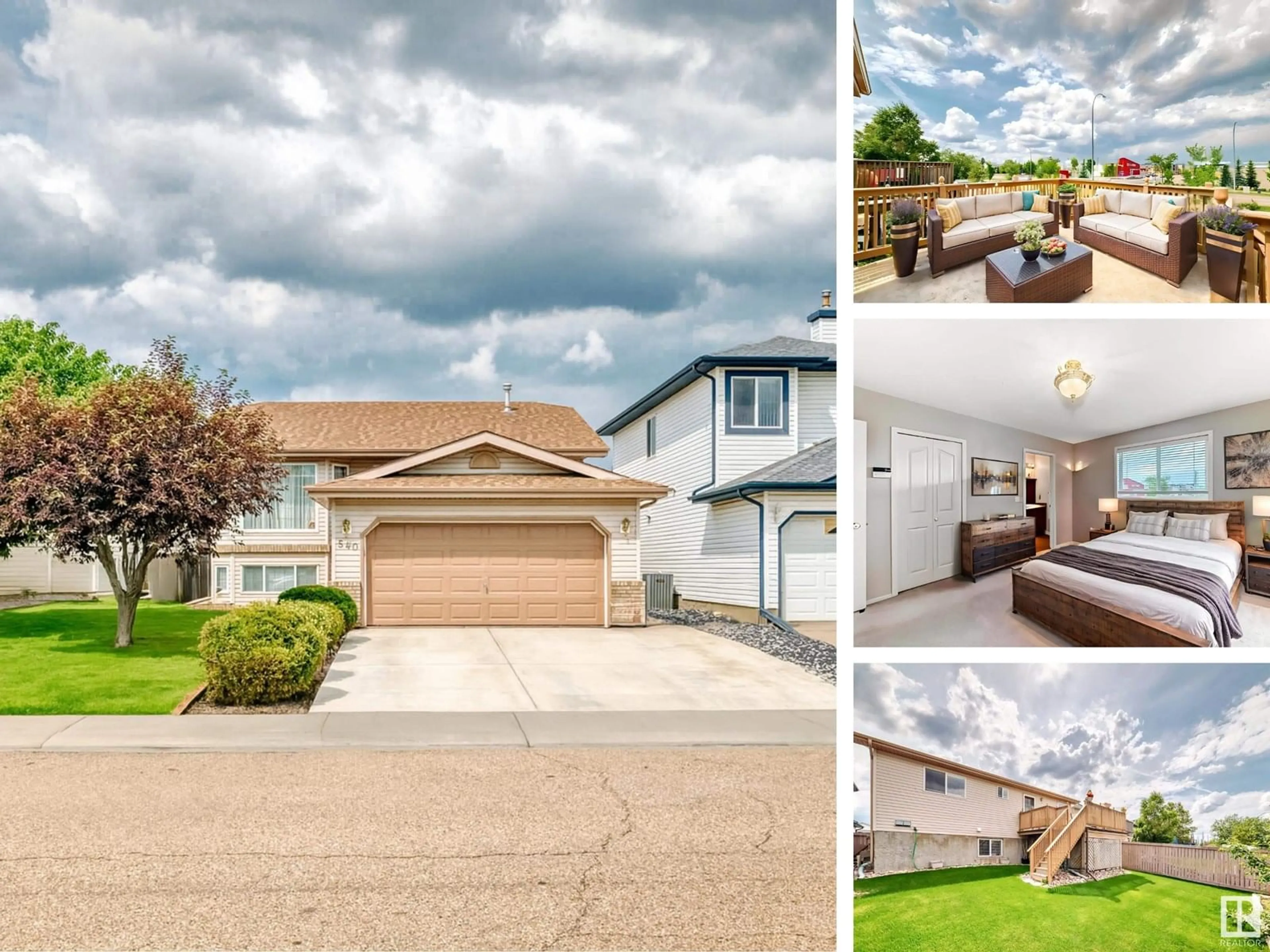 A pic from outside/outdoor area/front of a property/back of a property/a pic from drone, street for 540 WISEMAN LN, Edmonton Alberta T6T1N7