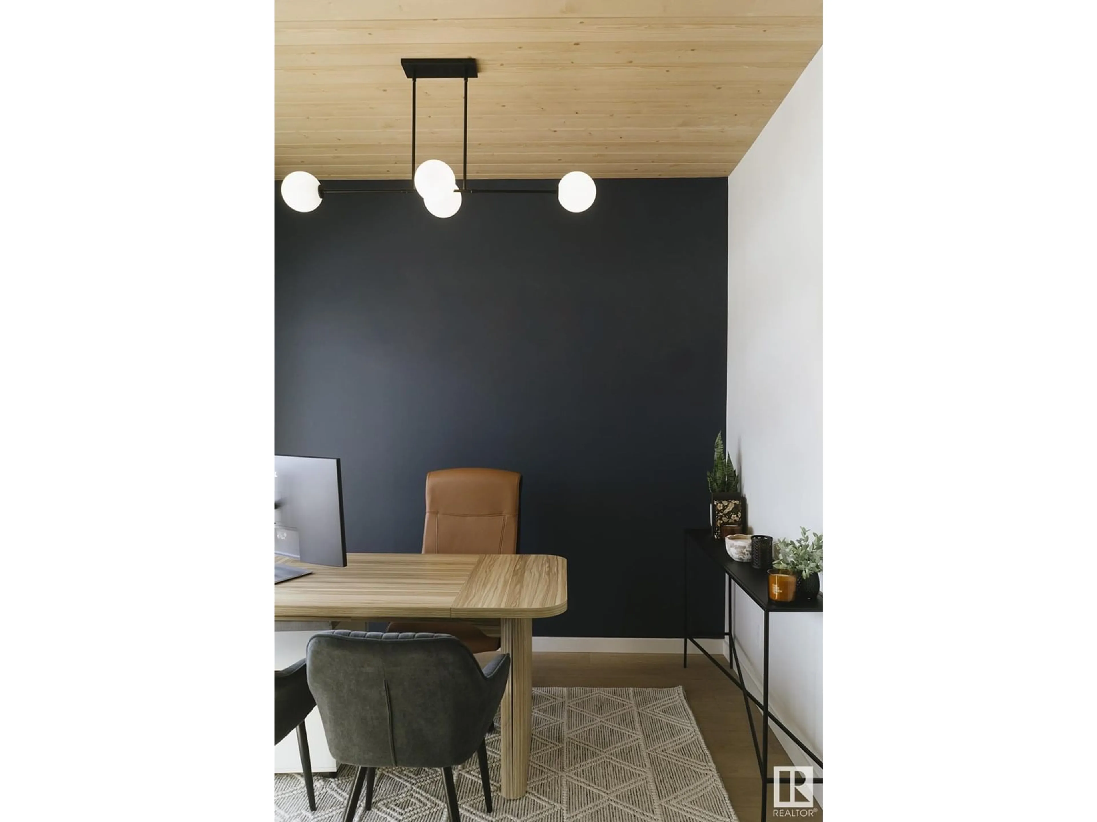 Dining room, wood/laminate floor for 9079 ELVES LOOP NW, Edmonton Alberta T6M3G4
