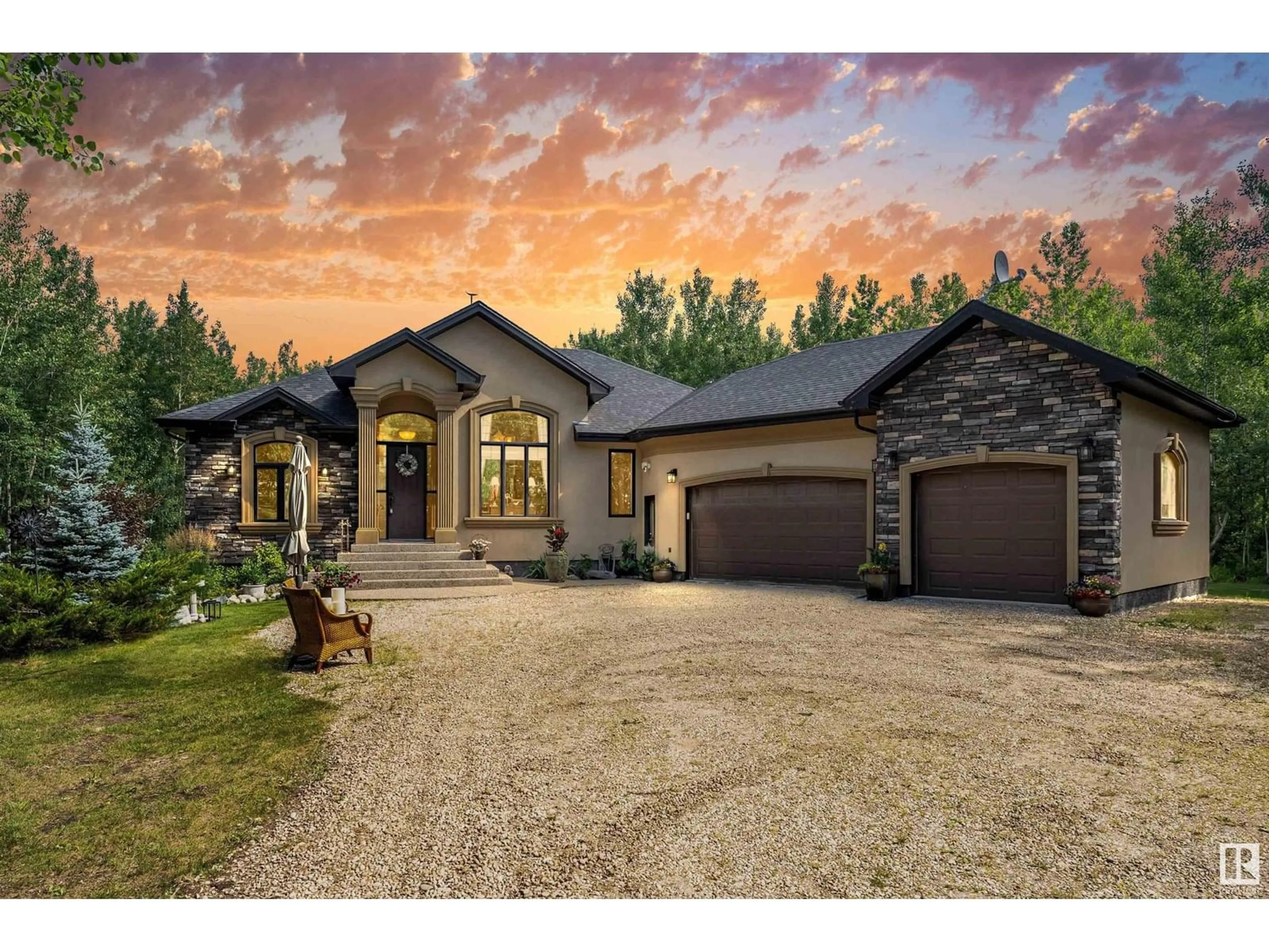 Home with brick exterior material, unknown for 460 21539 TWP ROAD 503, Rural Leduc County Alberta T0B3M0