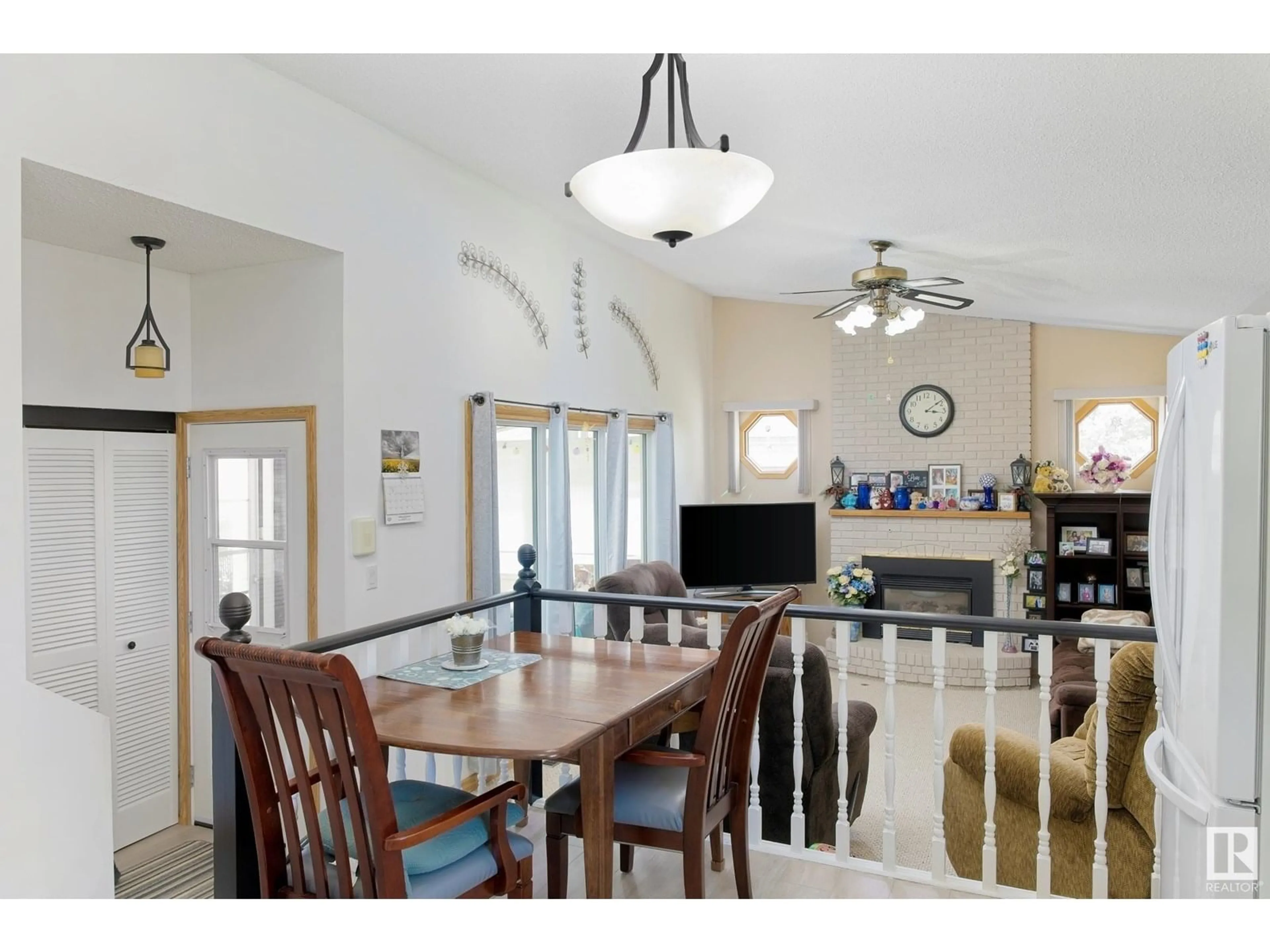 Open concept kitchen, ceramic/tile floor for 4902 43A ST, Barrhead Alberta T7N1J5