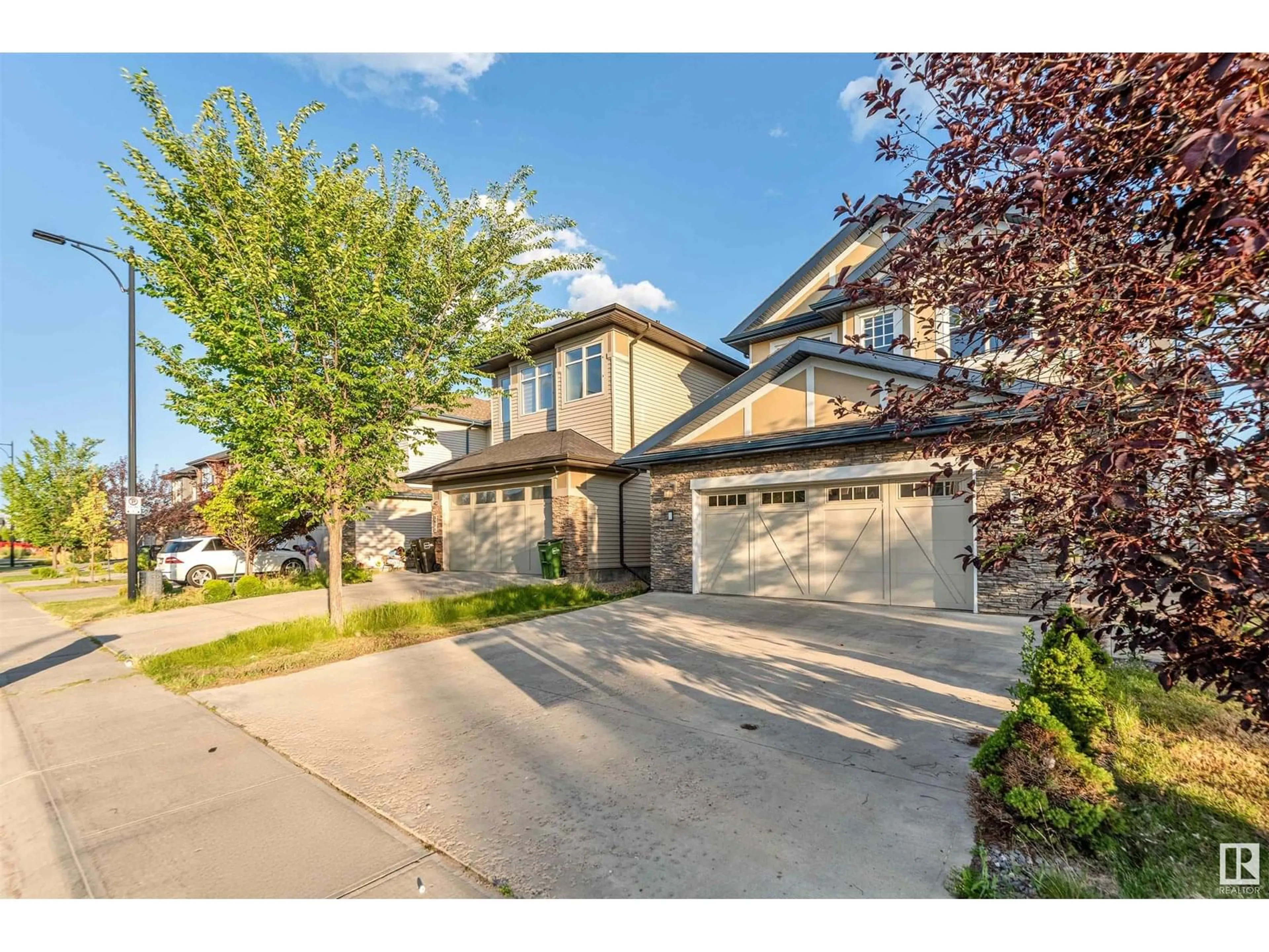 Home with brick exterior material, street for 3673 ALLAN DR, Edmonton Alberta T6W2K3