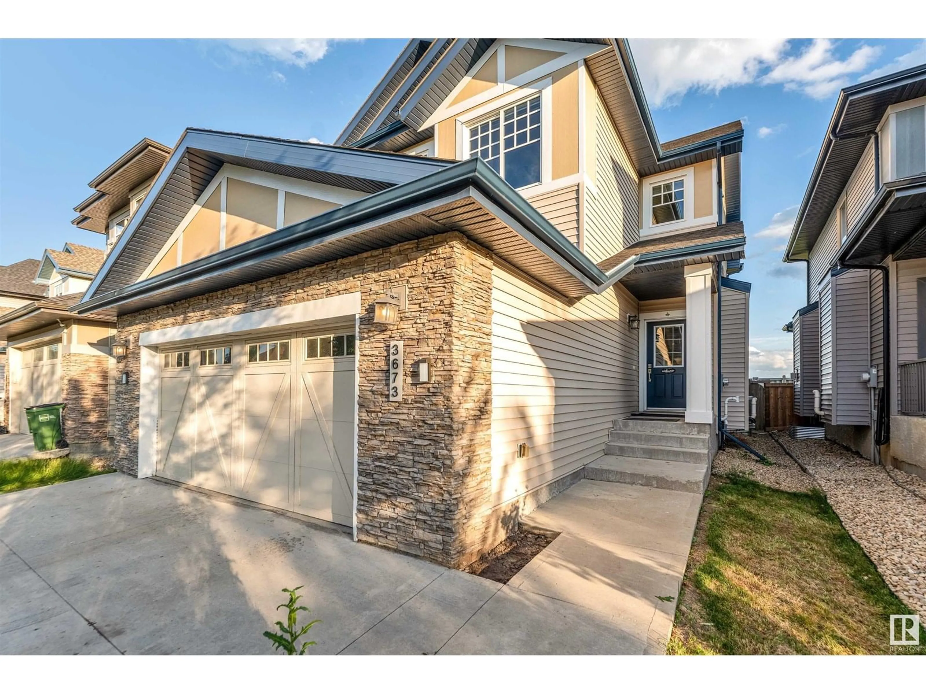 Home with brick exterior material, street for 3673 ALLAN DR, Edmonton Alberta T6W2K3