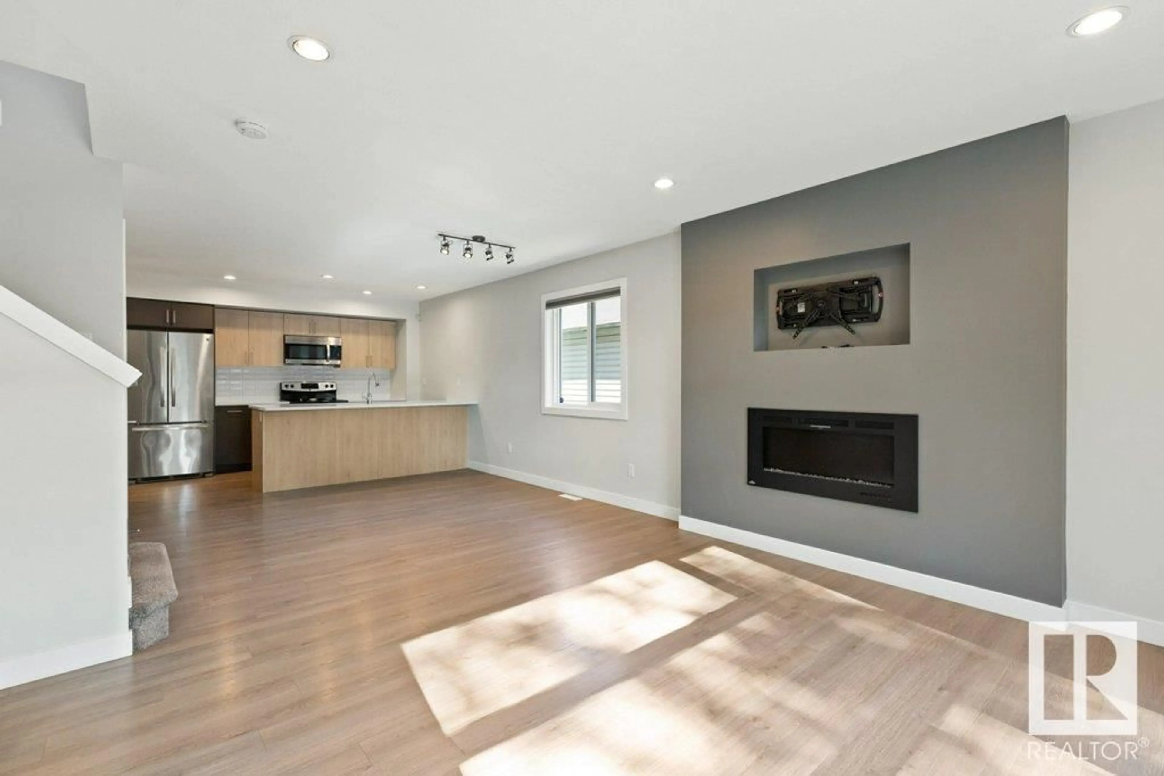Open concept kitchen, unknown for NW - 12046 89 ST, Edmonton Alberta T5B3W1