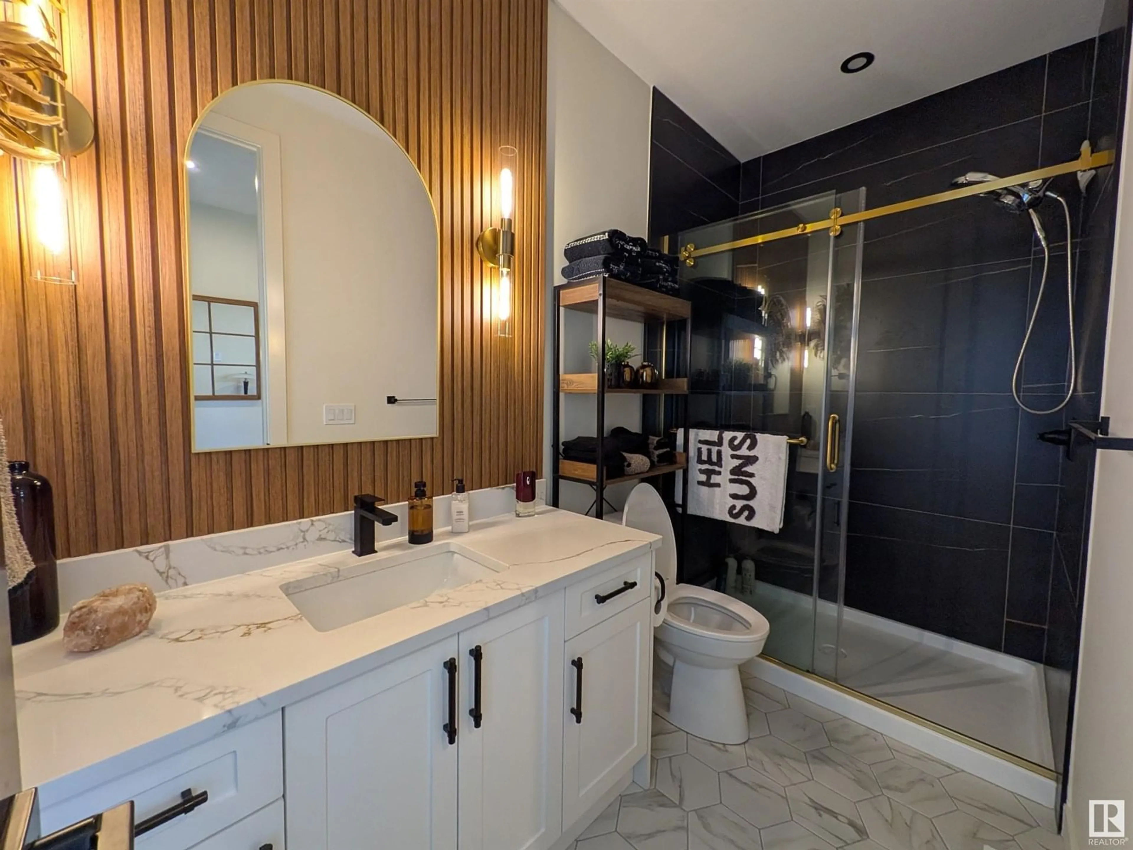 Contemporary bathroom, ceramic/tile floor for 73 ASHBURY CR, Spruce Grove Alberta T7X3C6