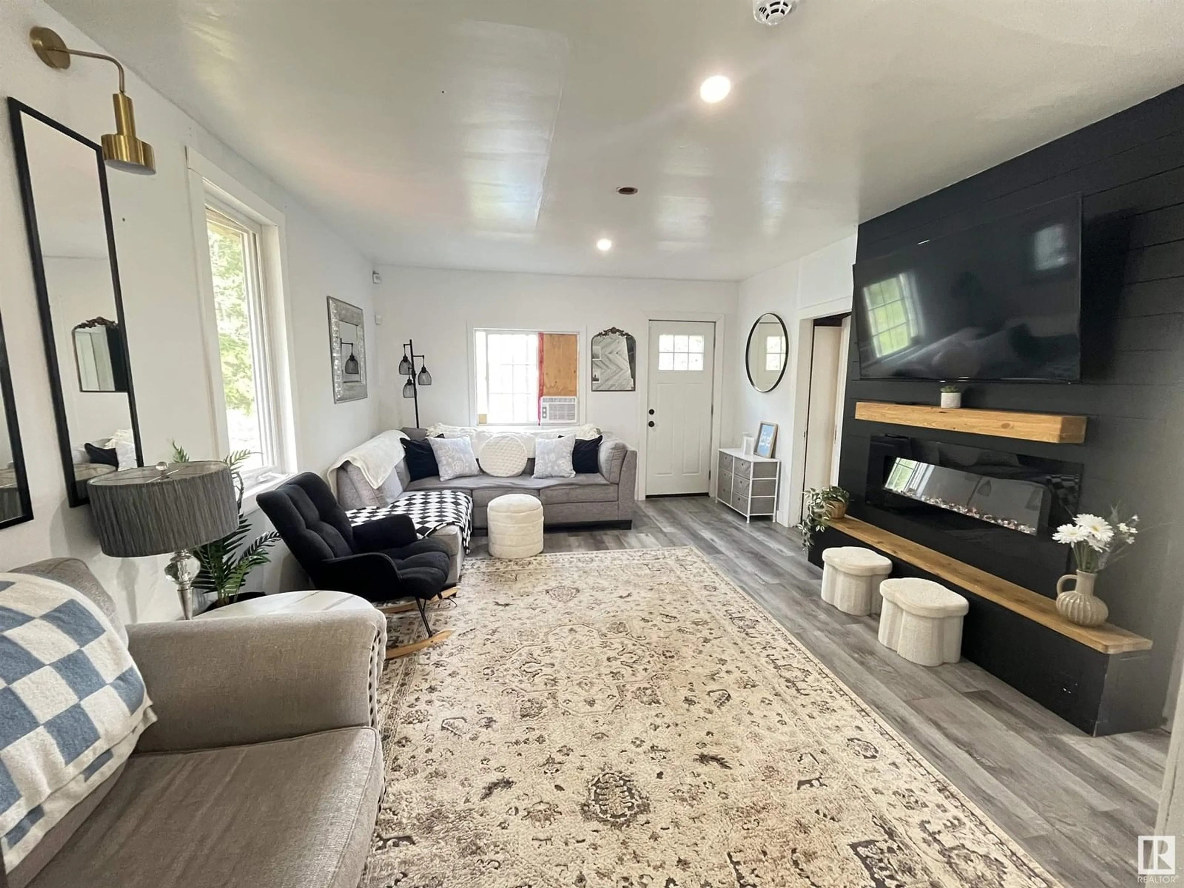 Living room with furniture, unknown for 25019 TWP RD 614 A, Rural Westlock County Alberta T0G1S0