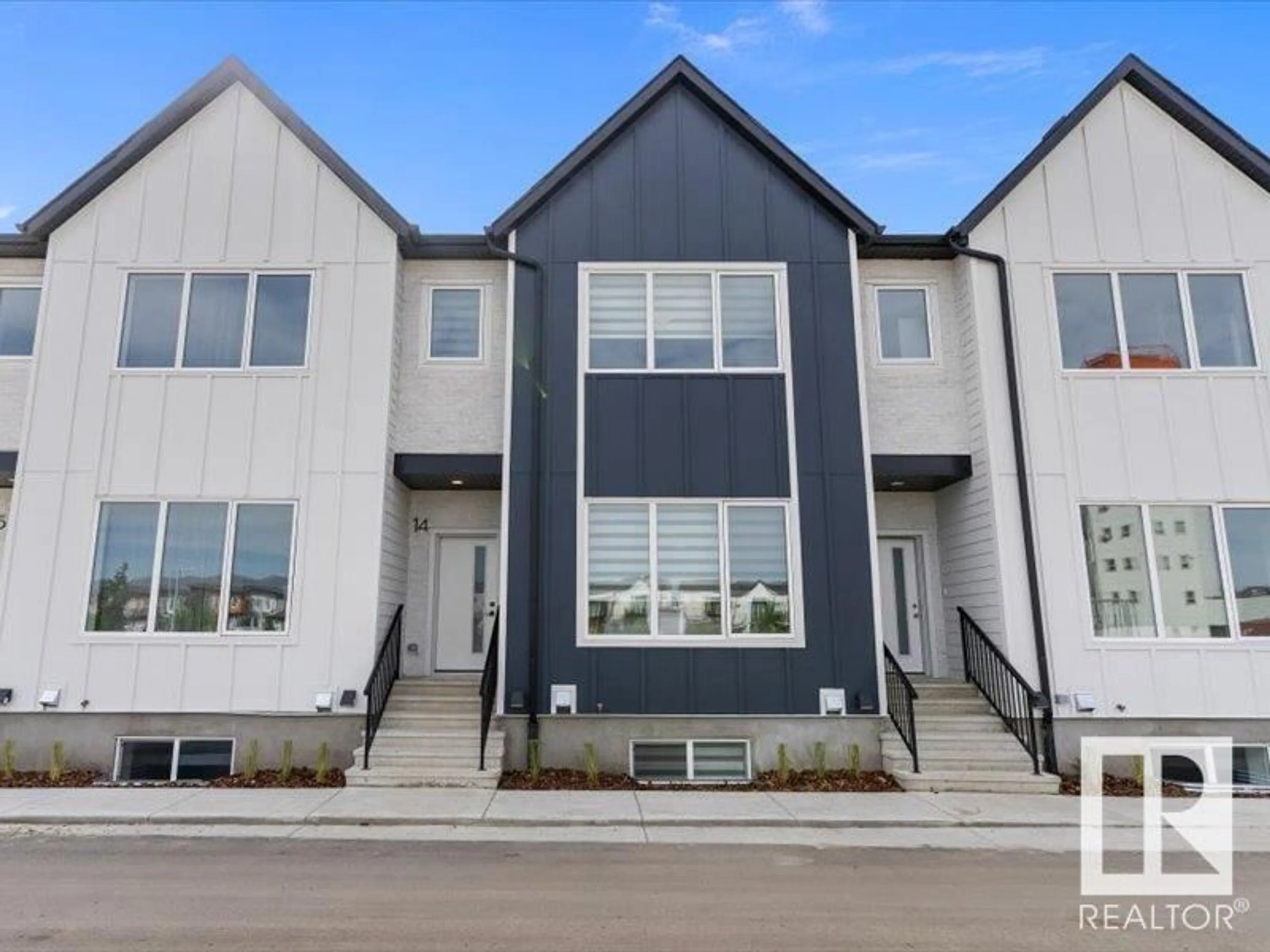 Home with vinyl exterior material, street for 14 - 7066 FANE RD, Edmonton Alberta T5G3A4