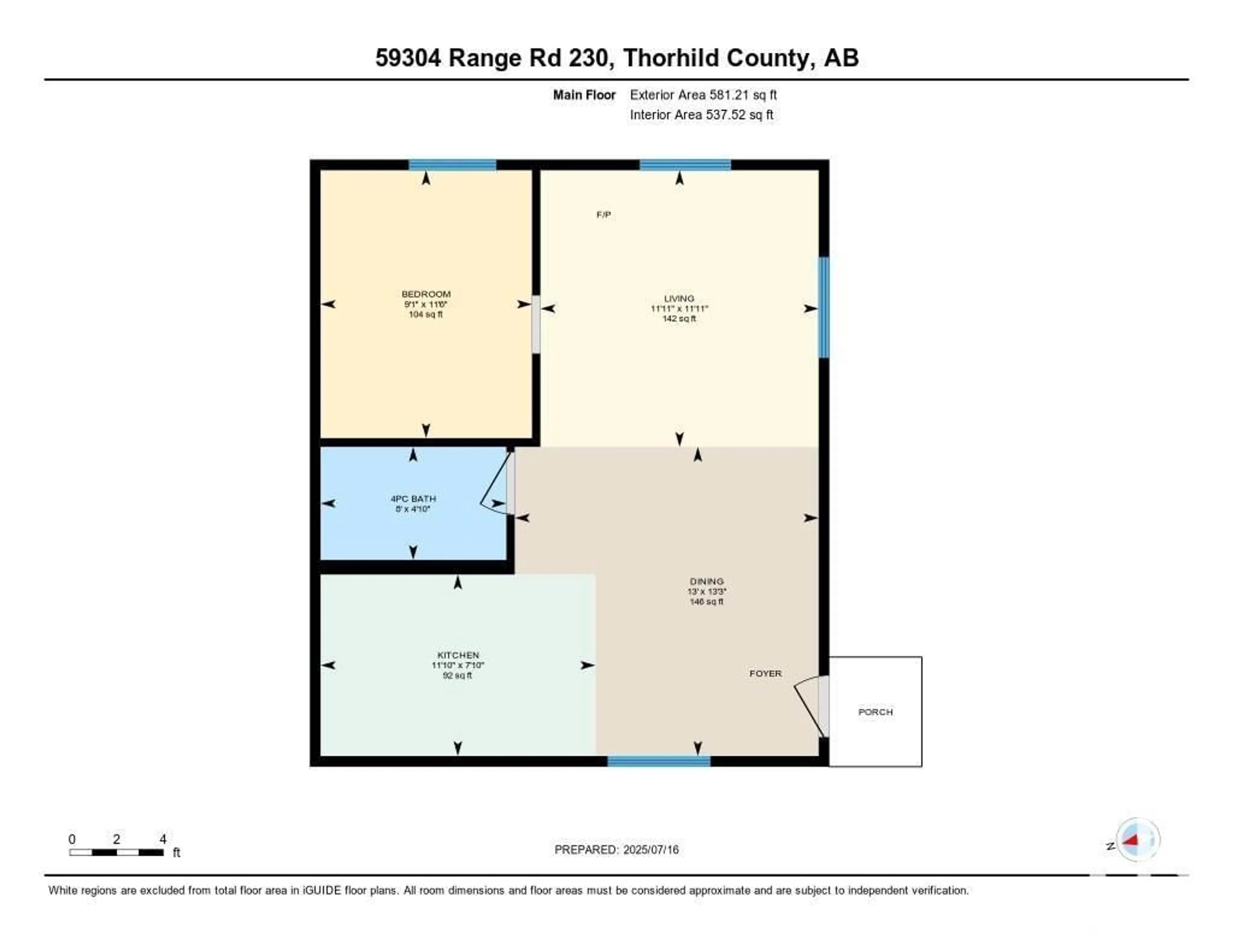 Floor plan for 59304 RG RD 230, Rural Thorhild County Alberta T0G0P0