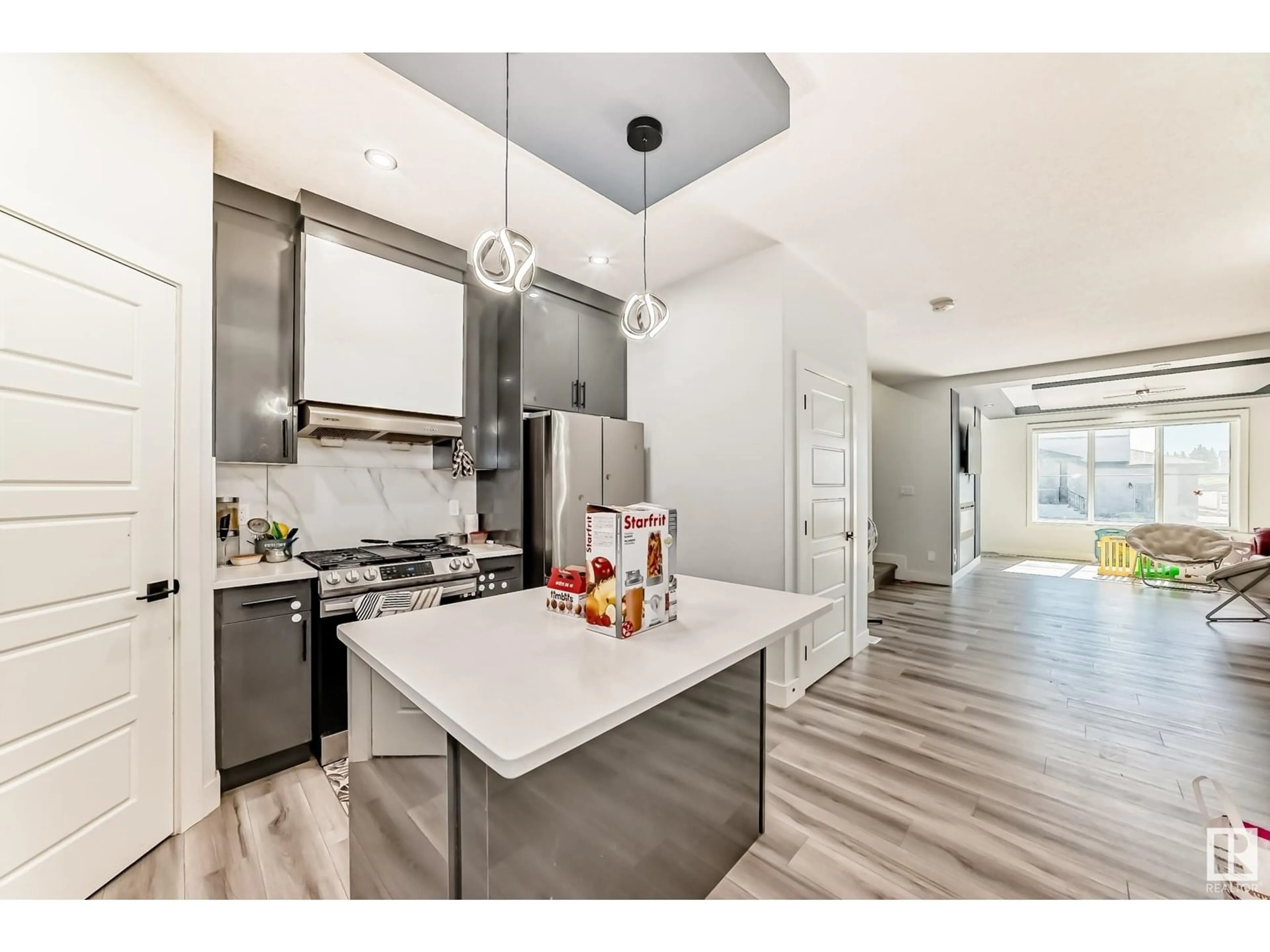 Open concept kitchen, unknown for 4409 37 ST, Beaumont Alberta T4X2X1