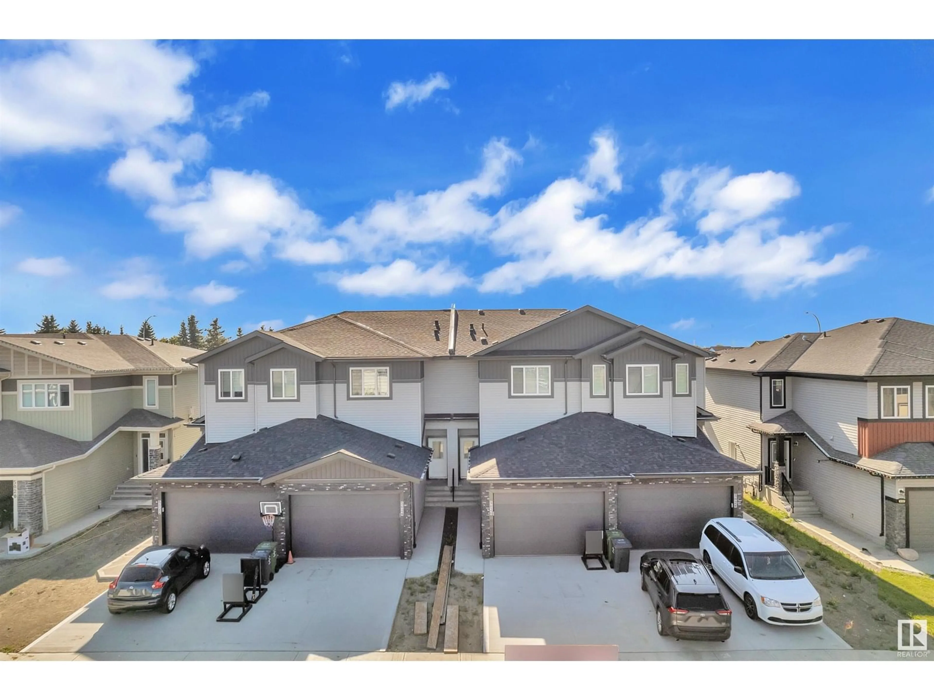 A pic from outside/outdoor area/front of a property/back of a property/a pic from drone, mountain view for 5024 67 ST, Beaumont Alberta T4X2A2