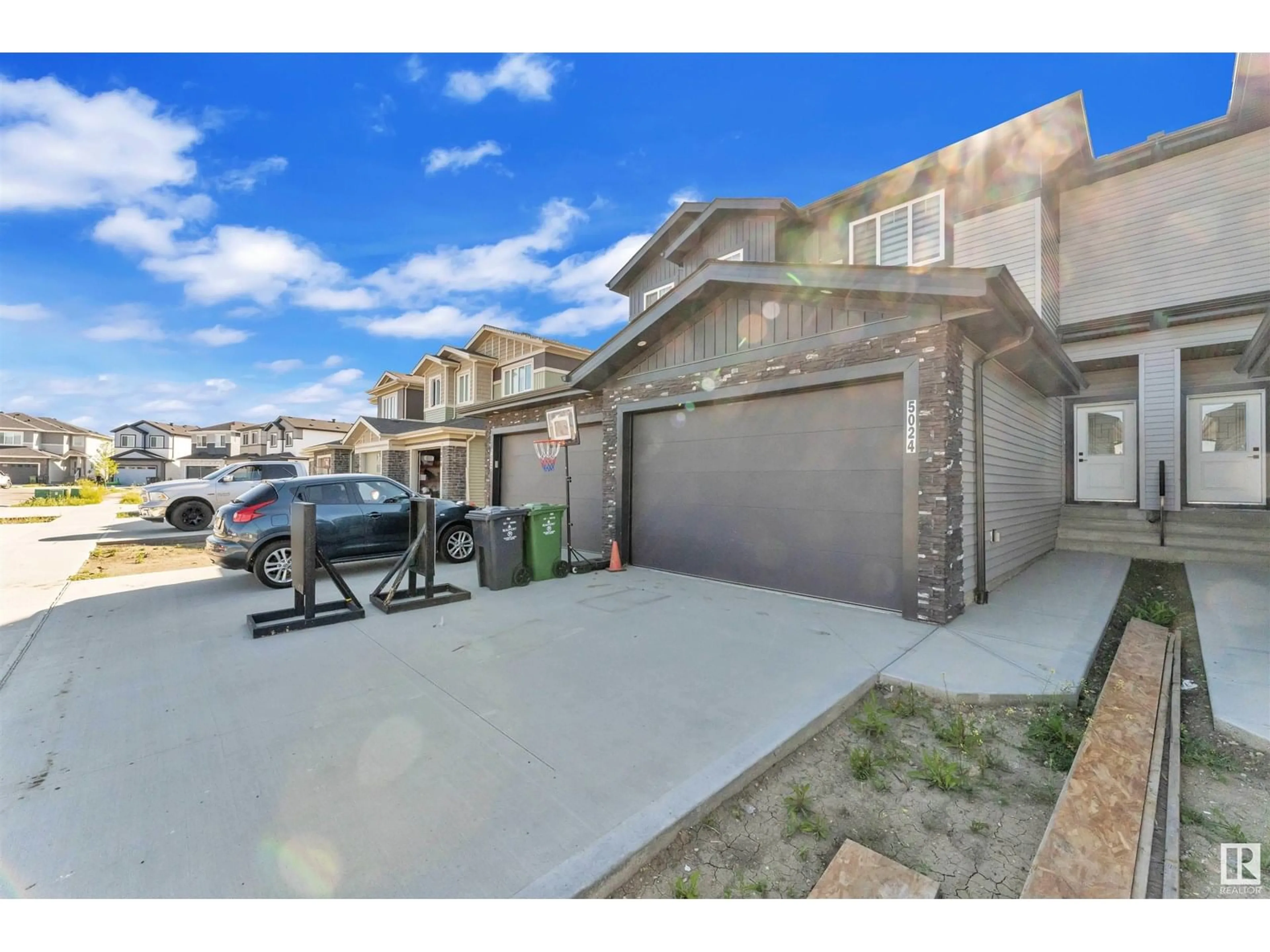 A pic from outside/outdoor area/front of a property/back of a property/a pic from drone, street for 5024 67 ST, Beaumont Alberta T4X2A2