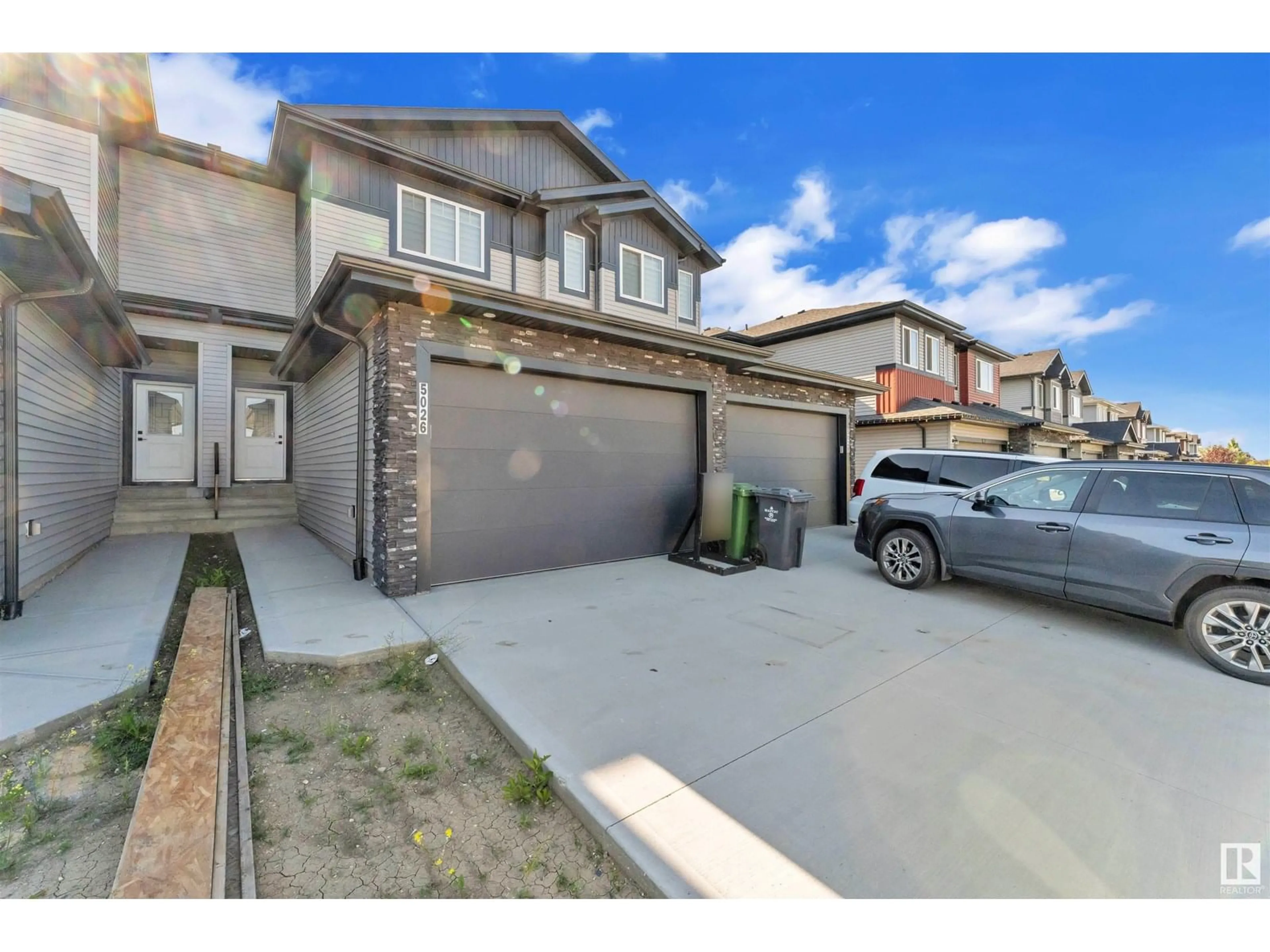 A pic from outside/outdoor area/front of a property/back of a property/a pic from drone, street for 5026 67 ST, Beaumont Alberta T4X2A2